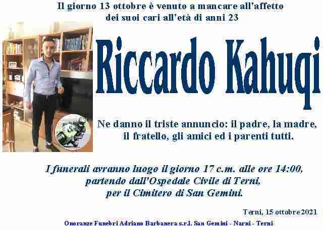 Riccardo Kahuqi