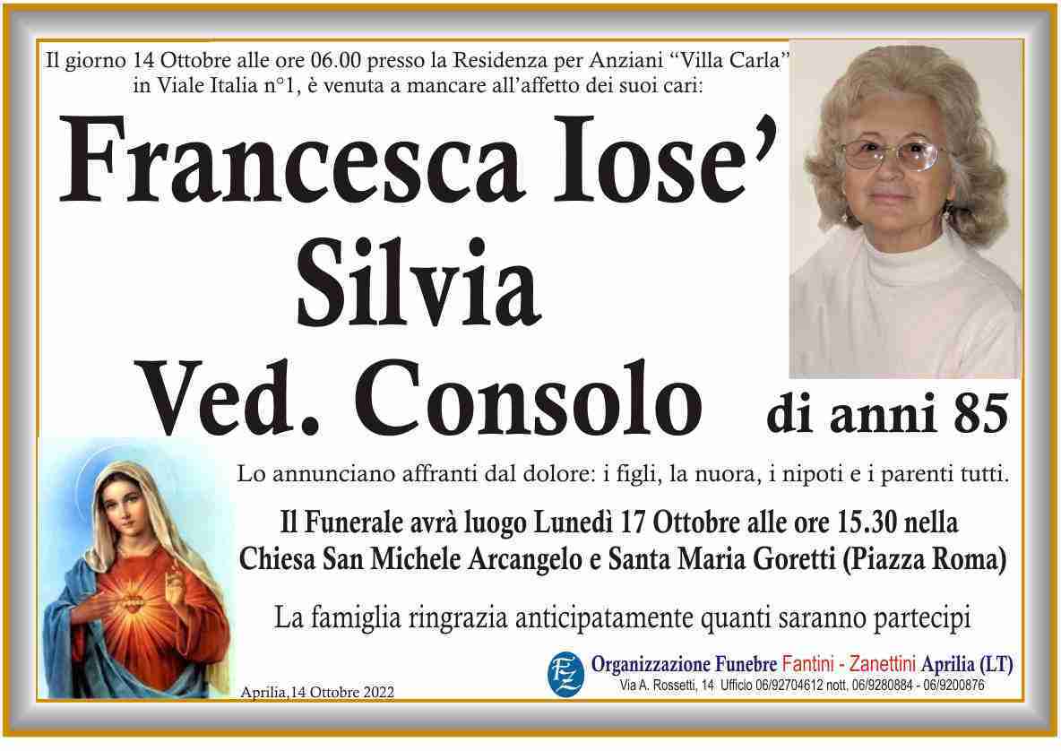 Francesca Iose' Silvia