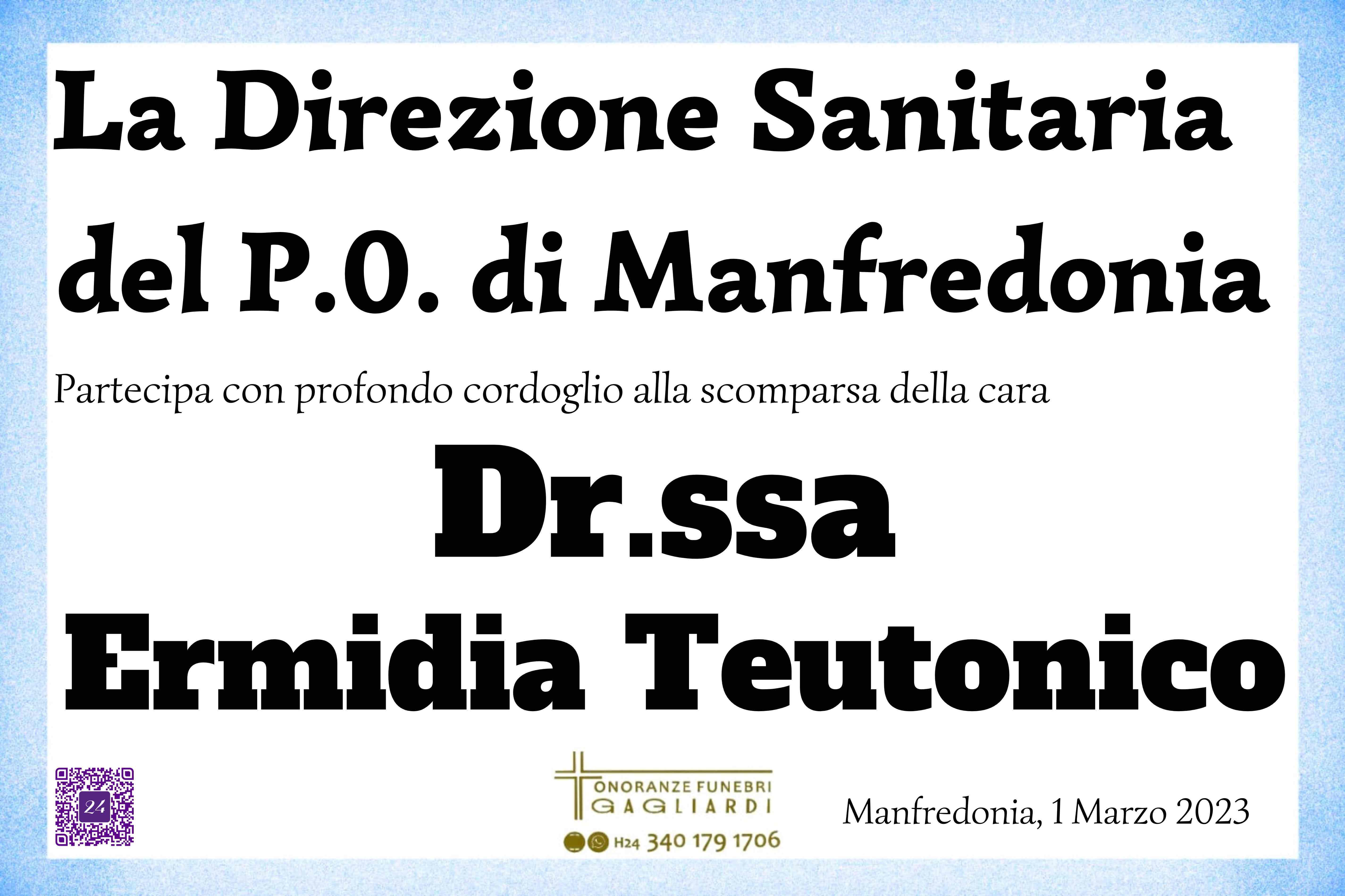 Dott.ssa Ermidia Teutonico