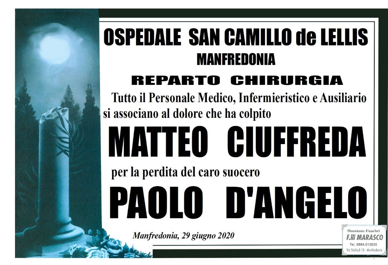 Ospedale San Camillo de Lellis - Manfredonia - Reparto Chirurgia
