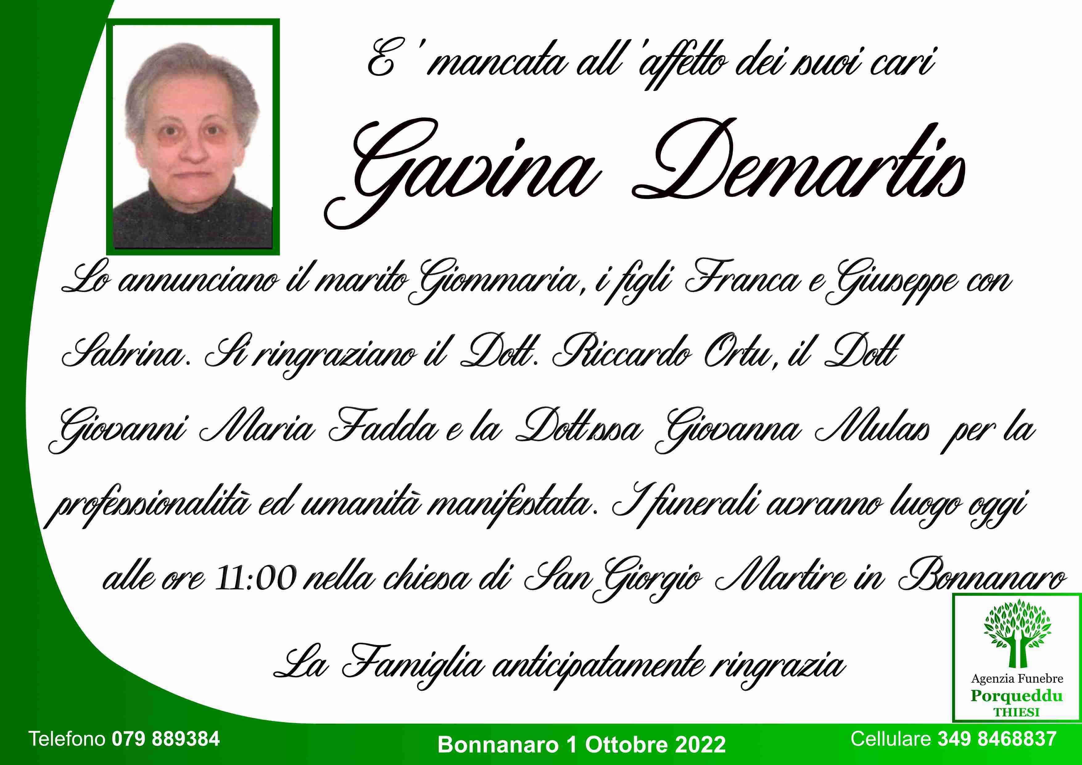 Gavina Demartis