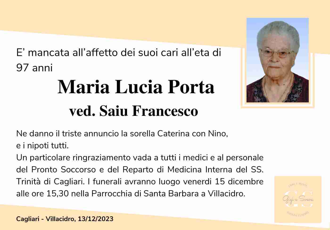 Maria Lucia Porta