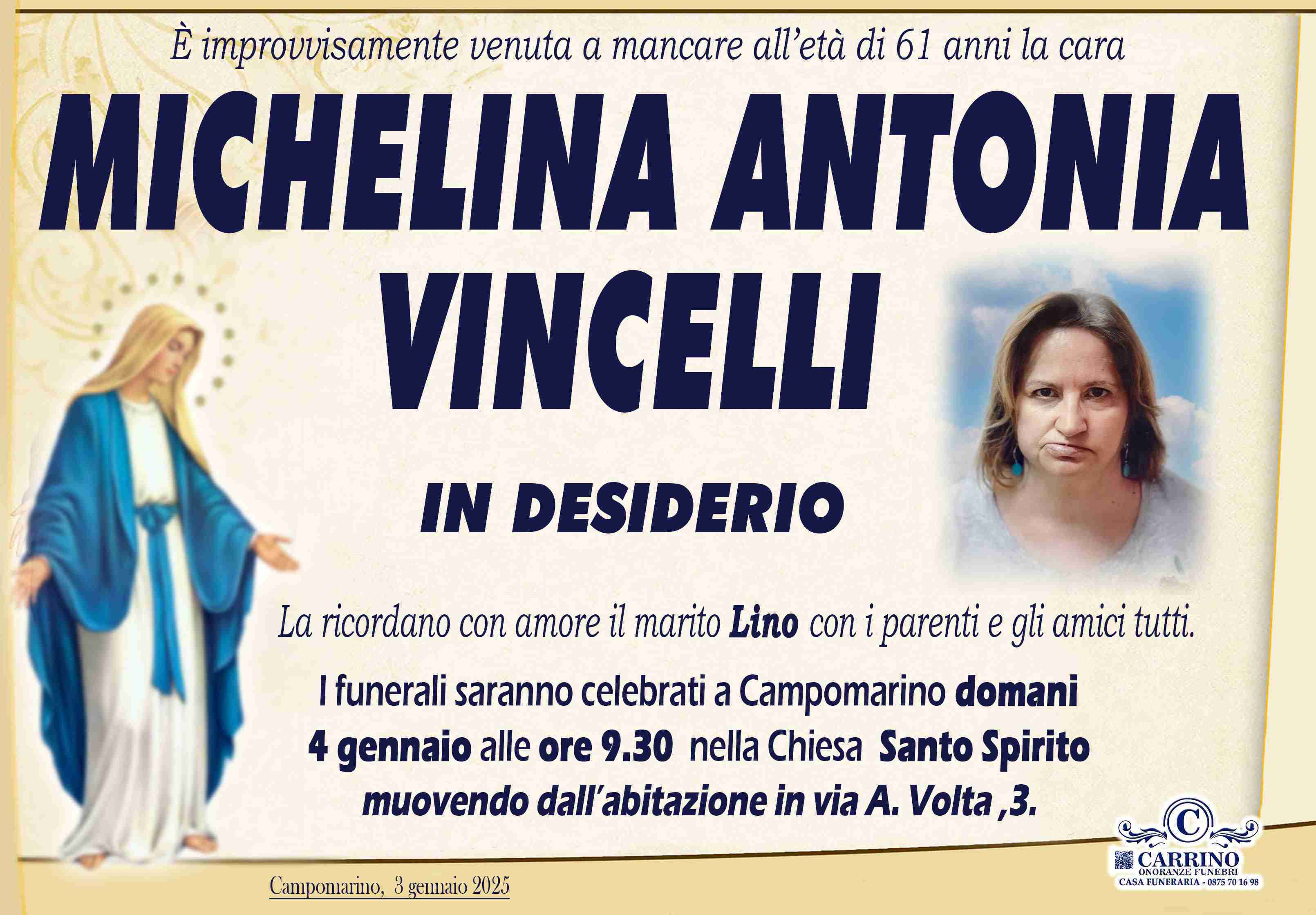 Michelina Antonia Vincelli