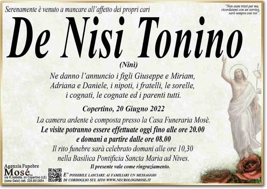Tonino Salvatore De Nisi