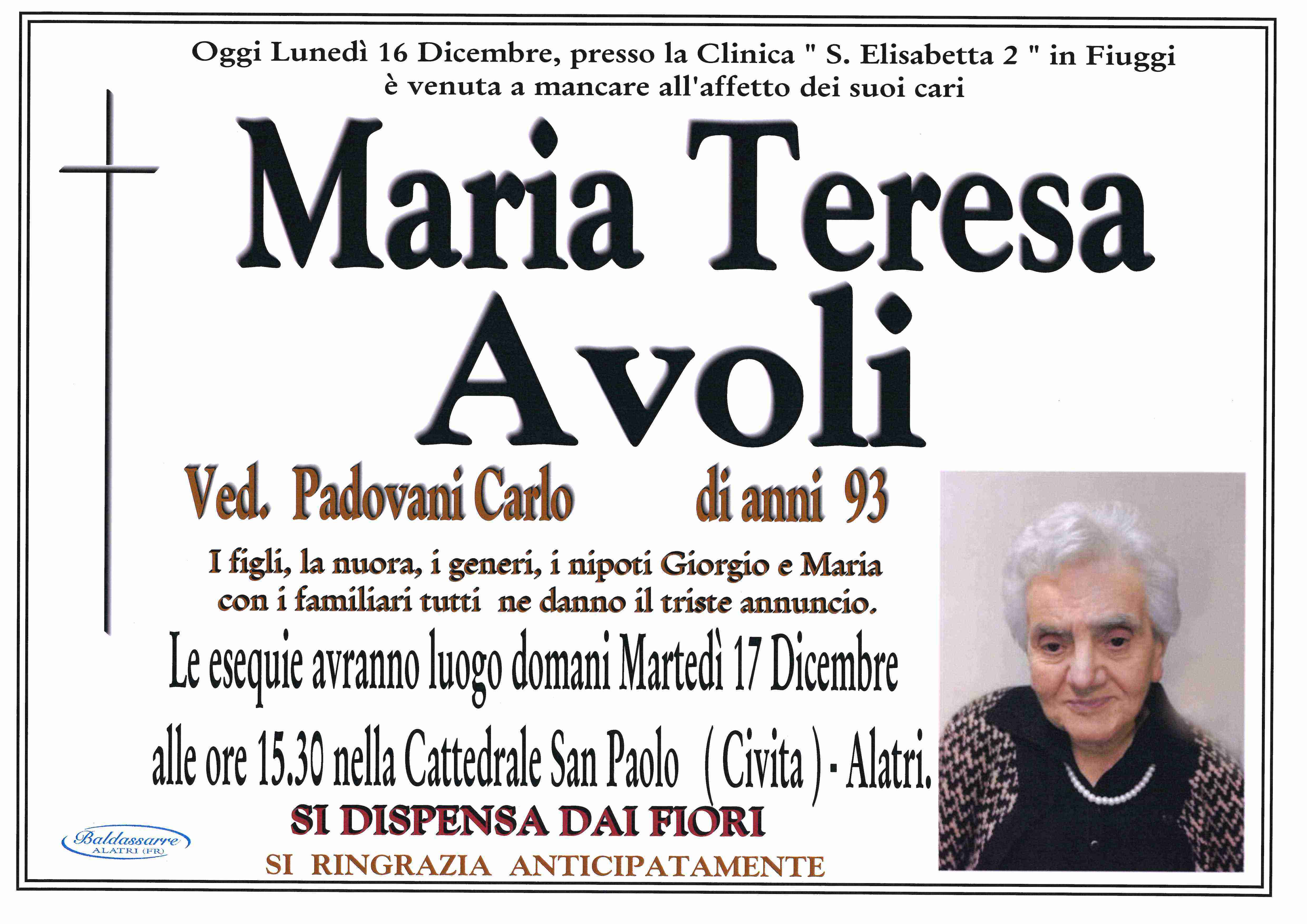 Maria Teresa Avoli