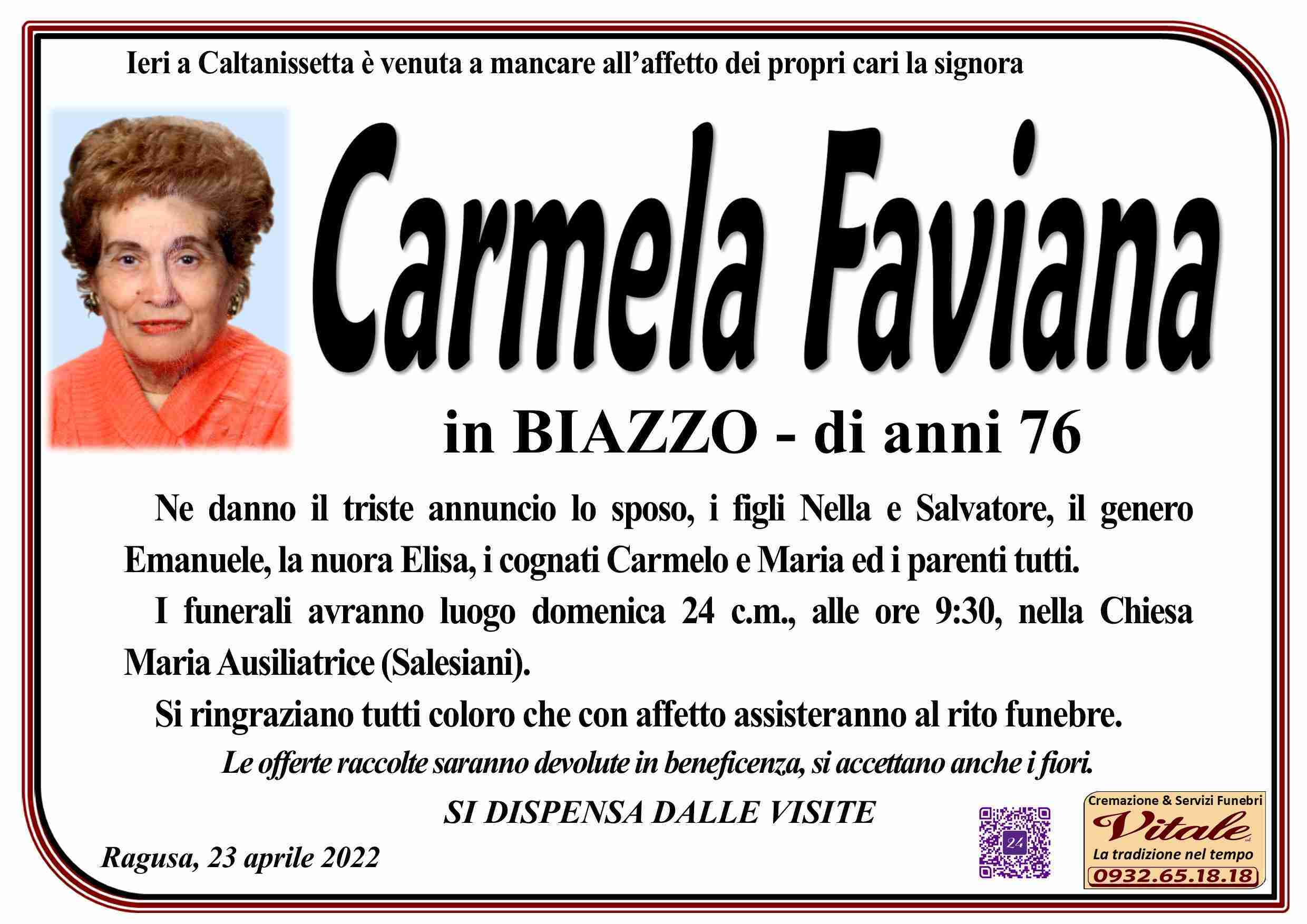 Carmela Faviana