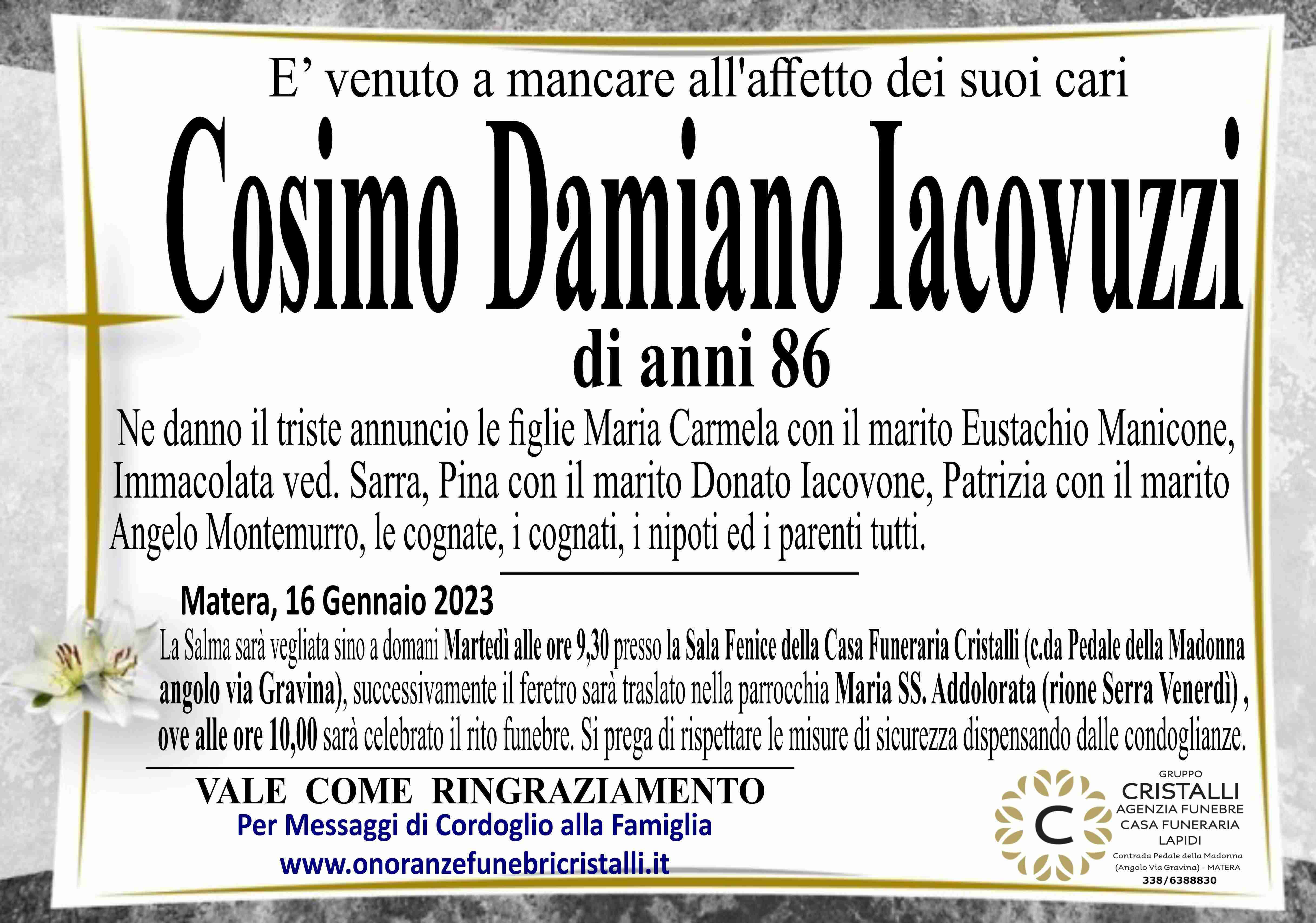 Cosimo Damiano Iacovuzzi