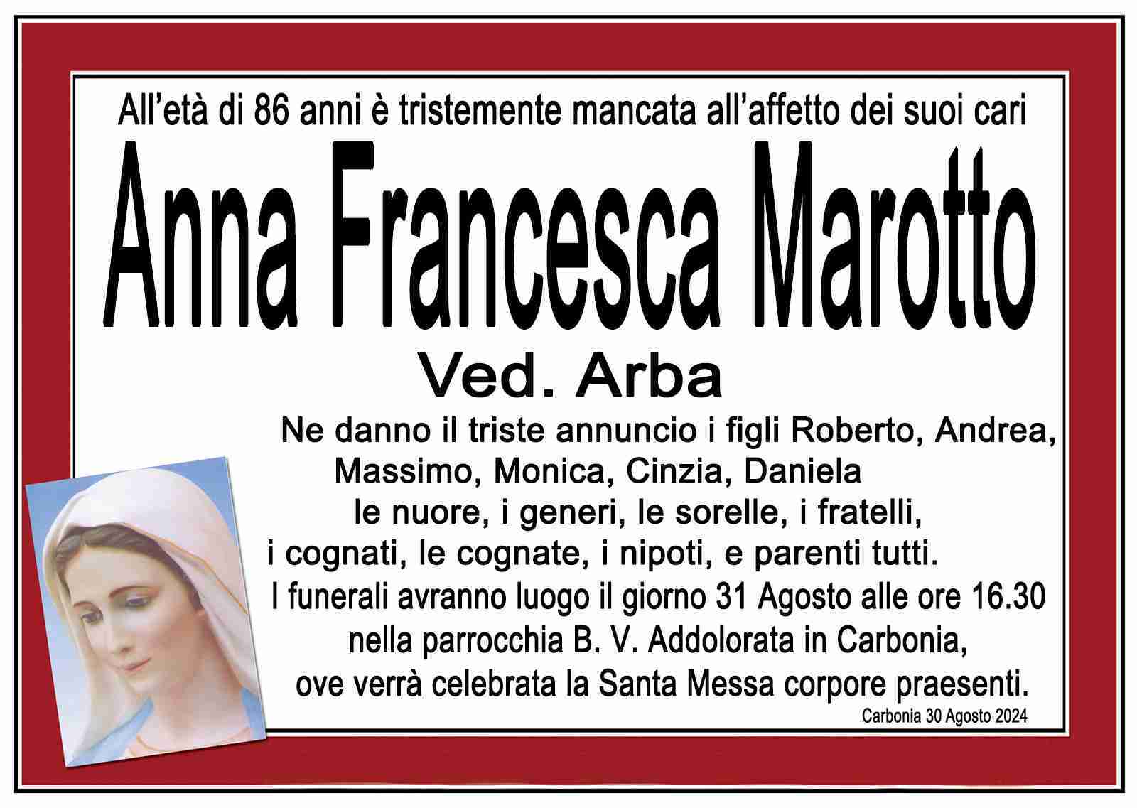 Anna Francesca Marotto