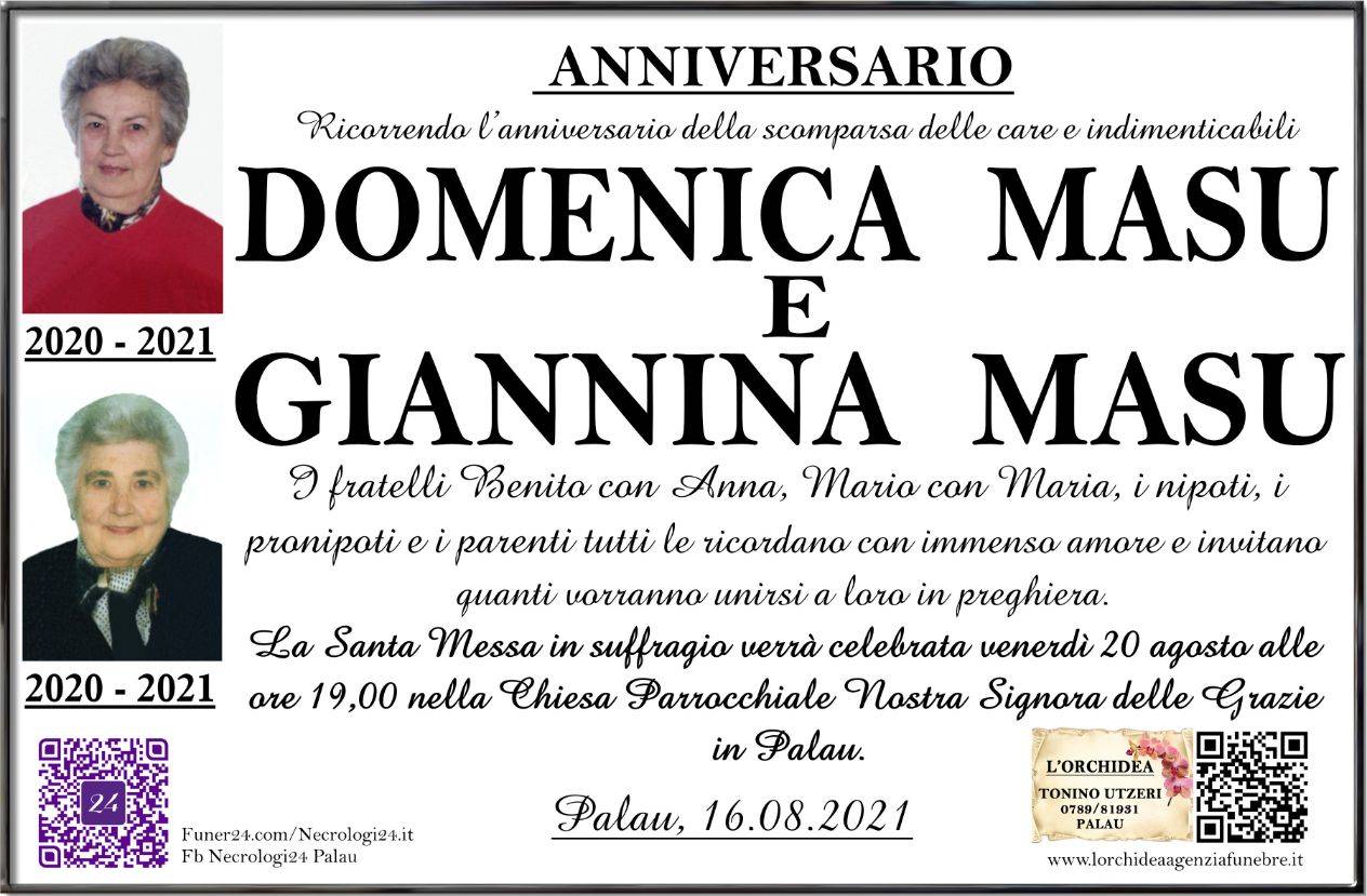 Domenica Masu e Giannina Masu