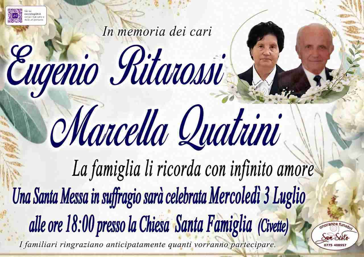 Eugenio Ritarossi e Marcella Quatrini