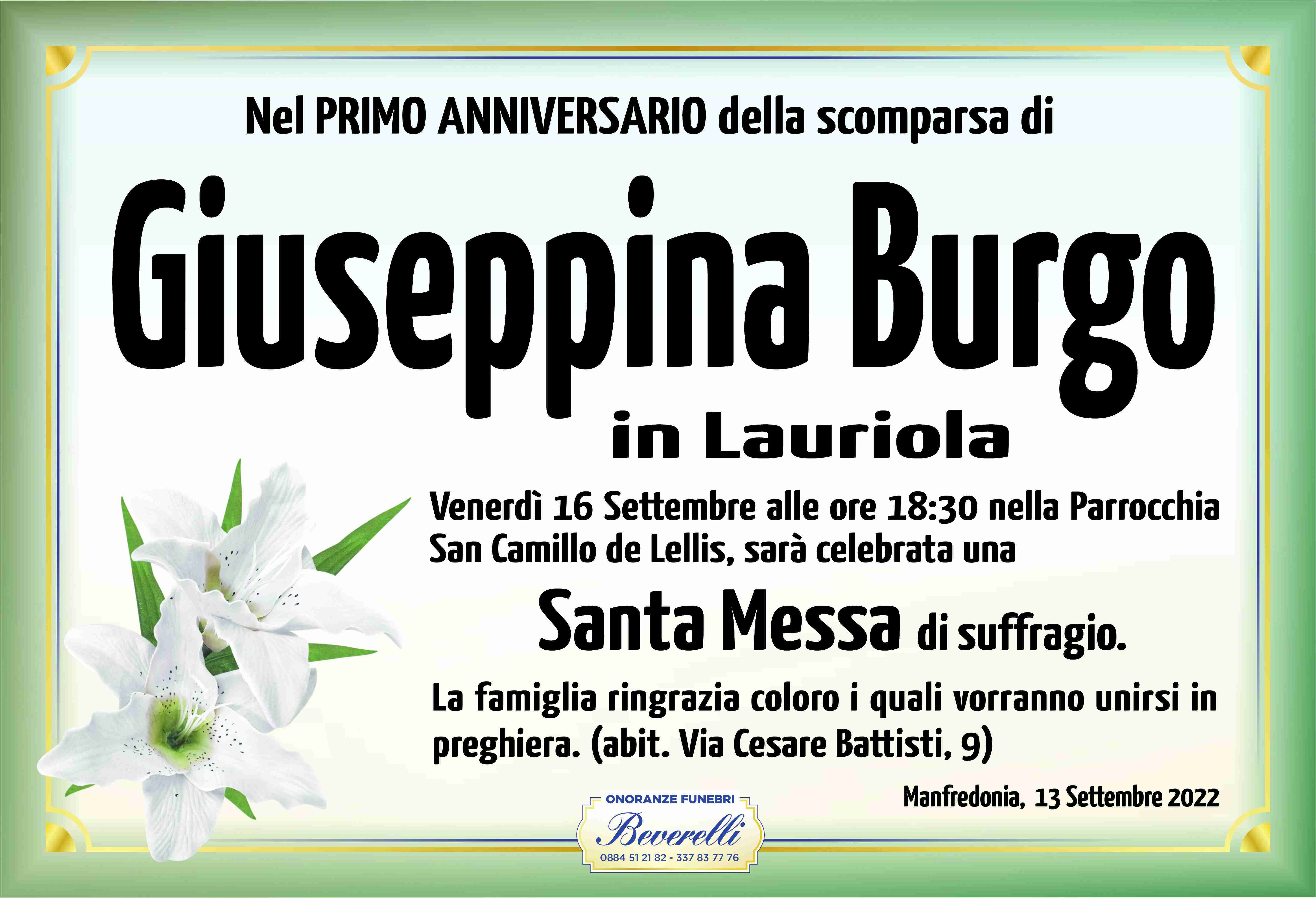 Giuseppina Burgo