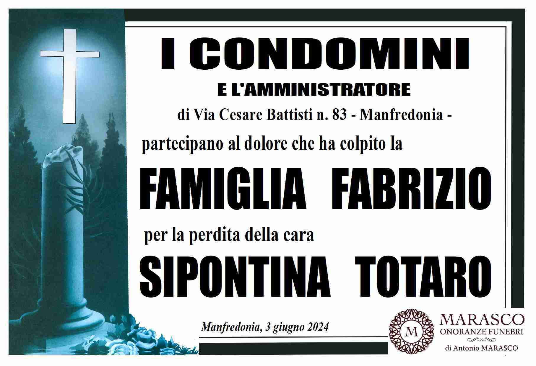 Sipontina Totaro ved. Fabrizio