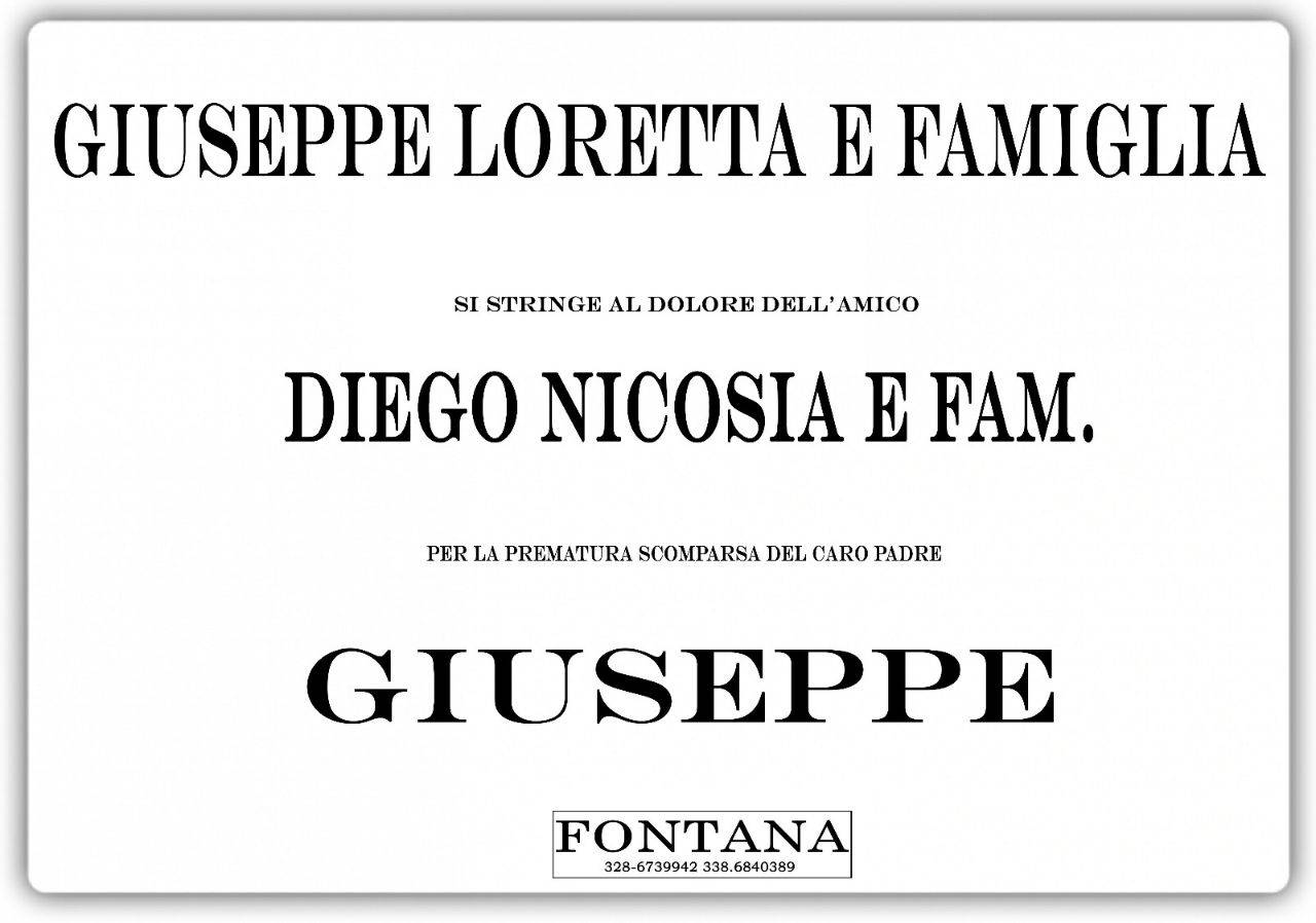 Giuseppe Loretta e famiglia