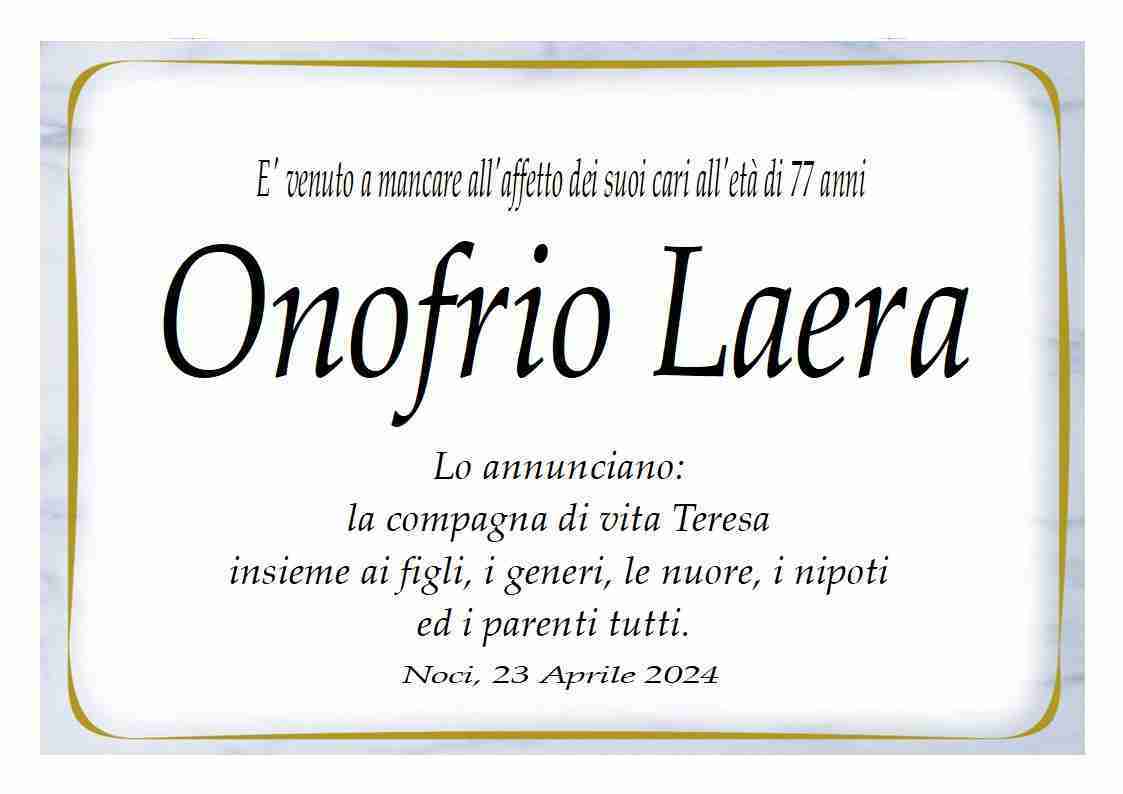 Onofrio Laera