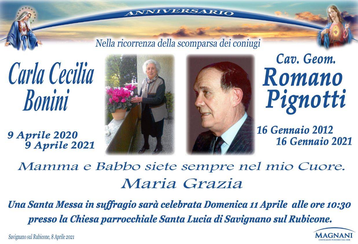 Carla Cecilia Bonini e Romano Pignotti