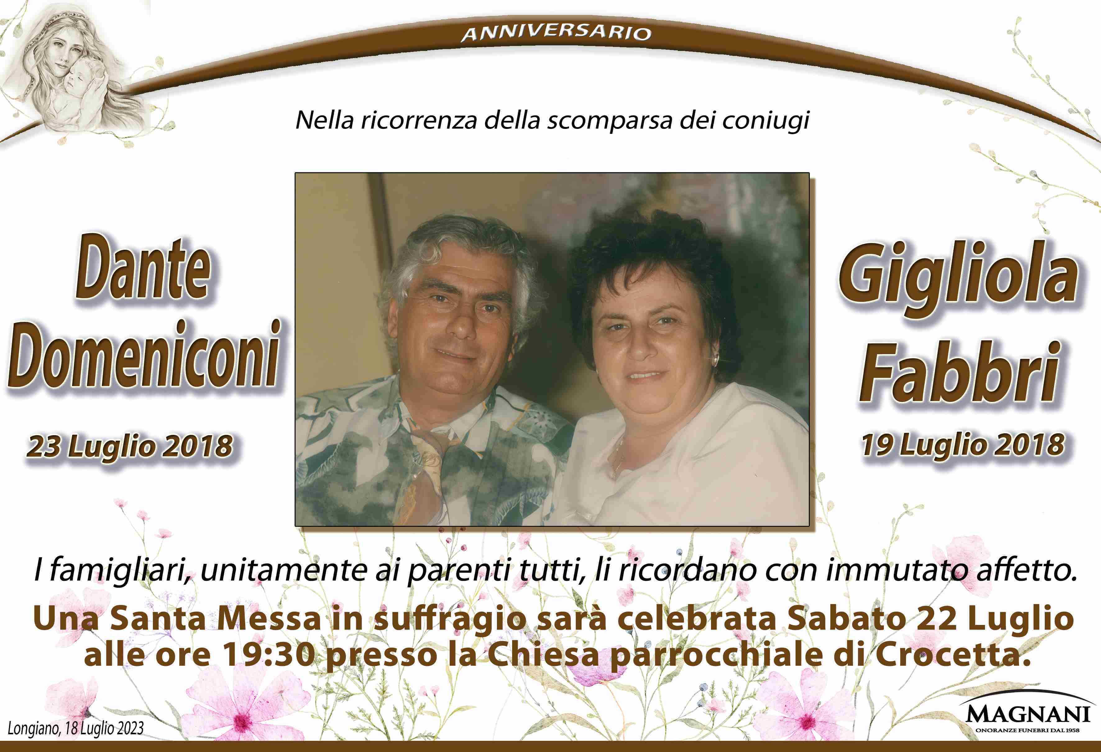 Dante Domeniconi e Gigliola Fabbri