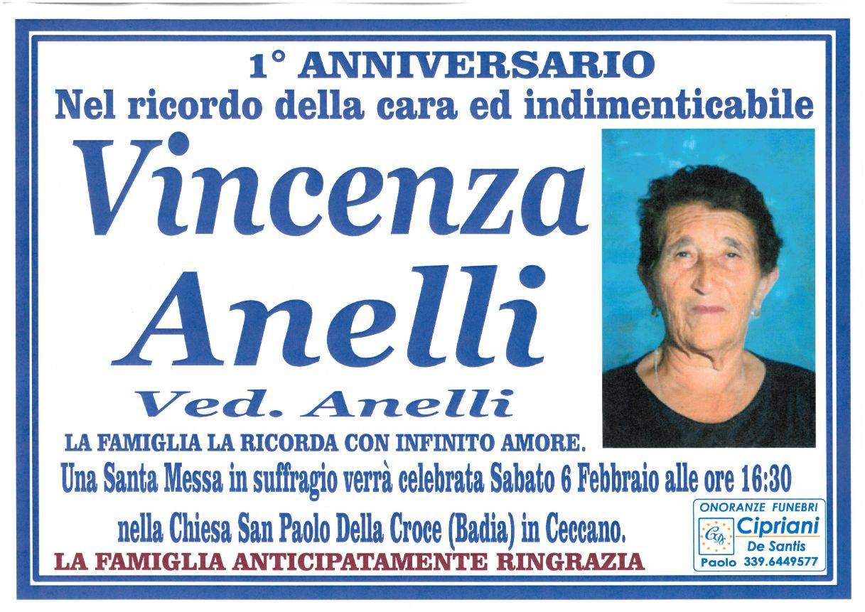 Vincenza Anelli