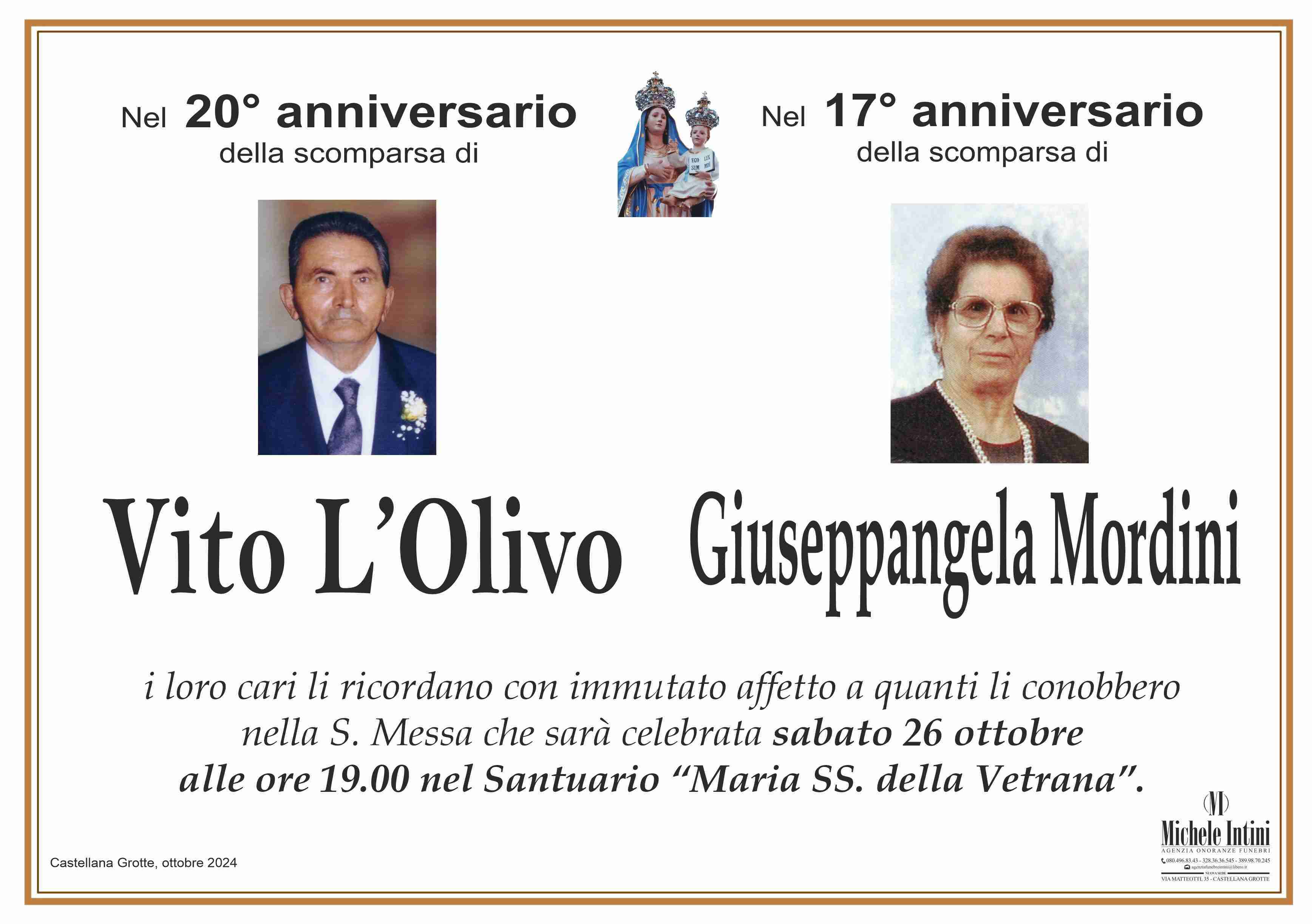 Vito L'Olivo Giuseppangela Mordini