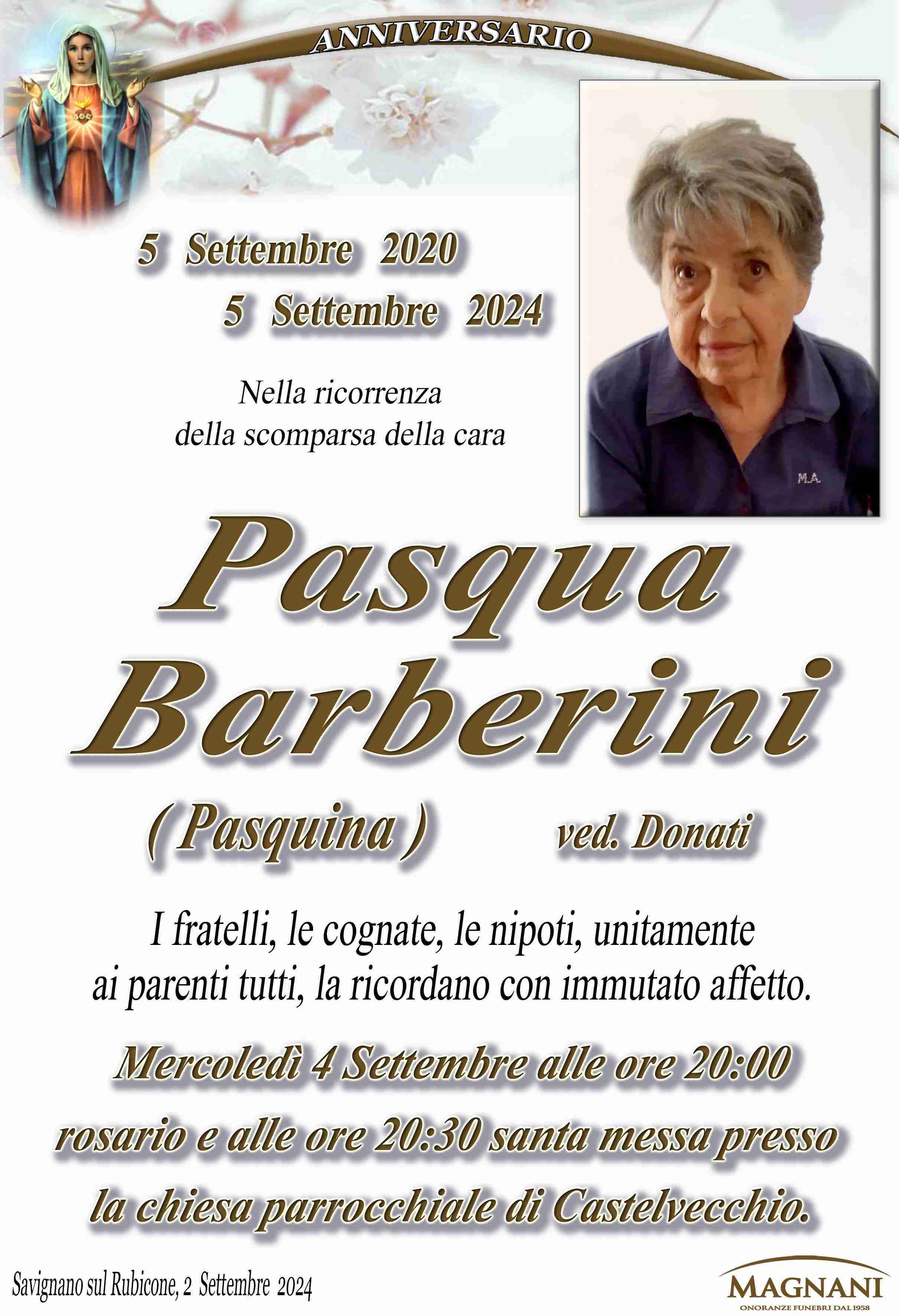 Pasqua (Pasquina) Barberini