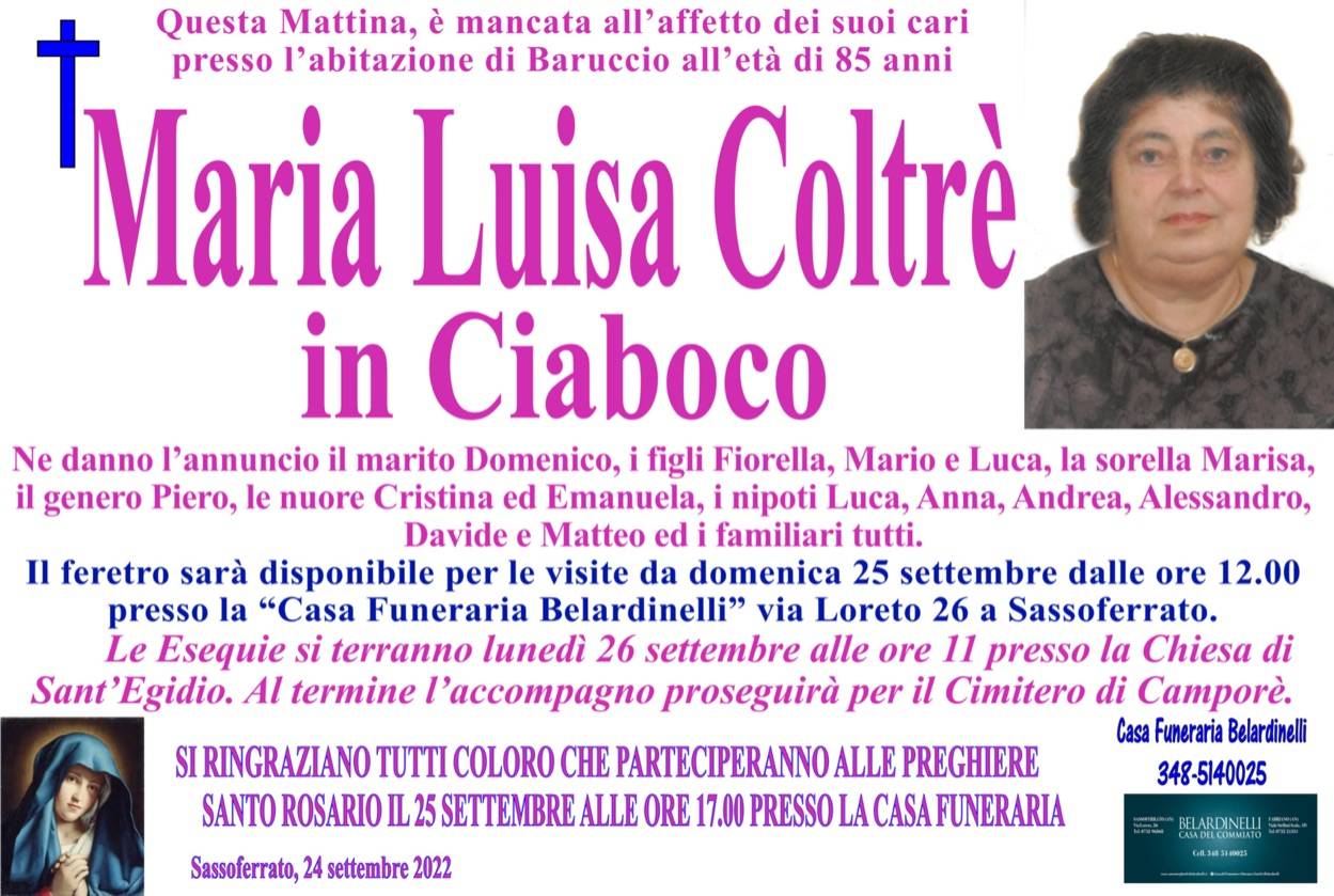 Maria Luisa Coltré
