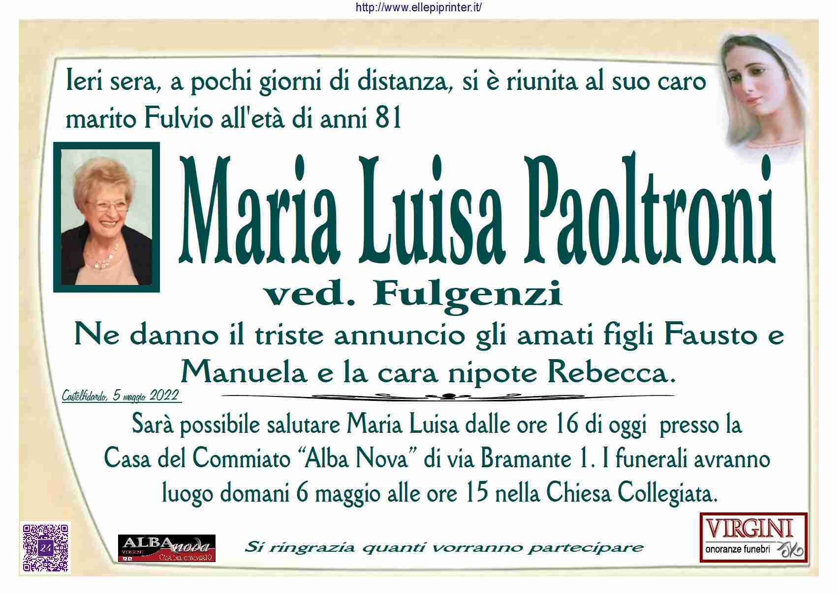 Maria Luisa Paoltroni