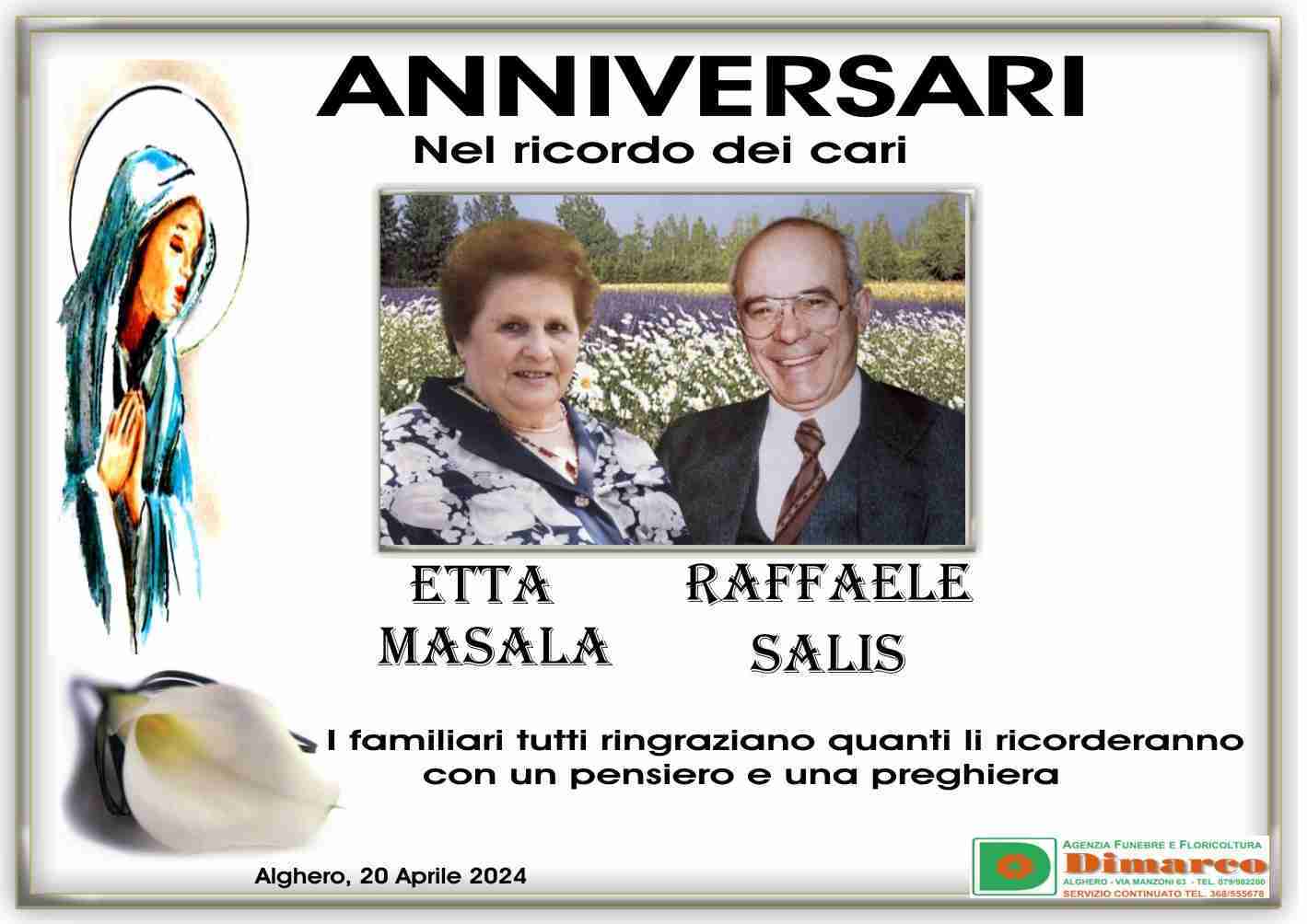Etta Masala e Raffaele Salis