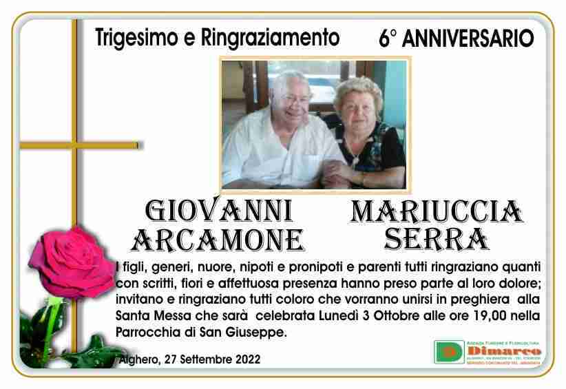 Giovanni Arcamone e Mariuccia Serra