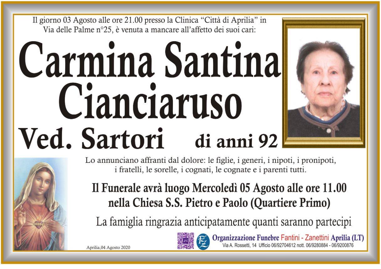 Carmina Santina Cianciaruso