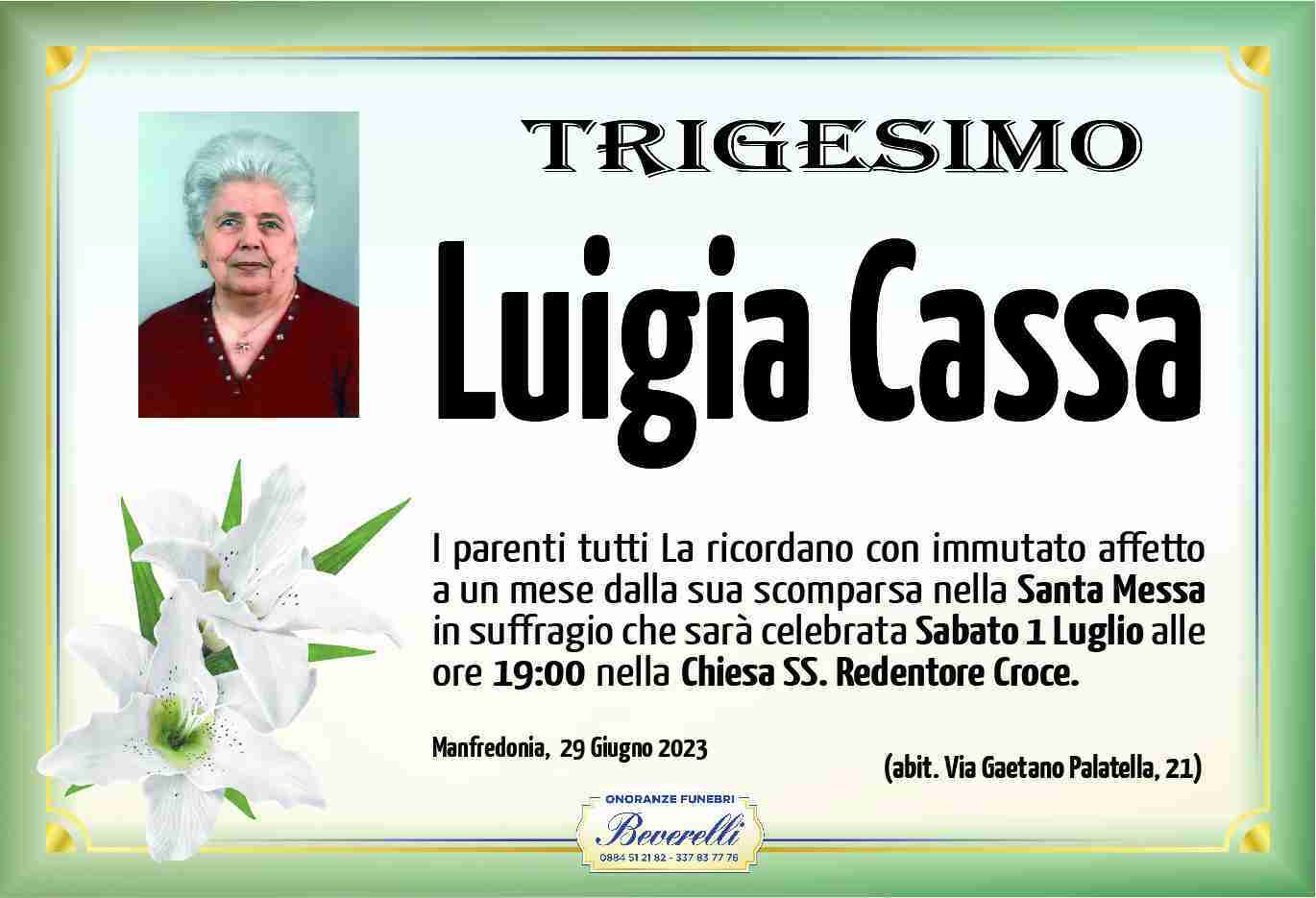 Luigia Cassa