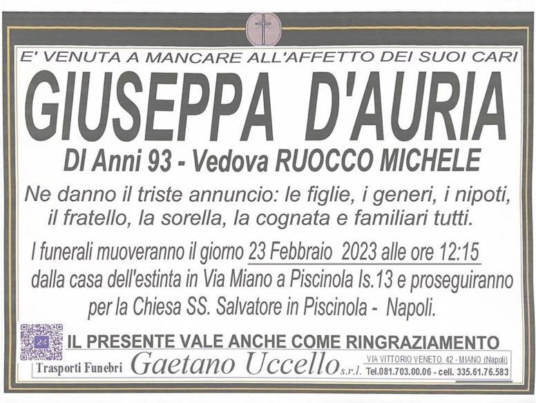 Giuseppa D’Auria