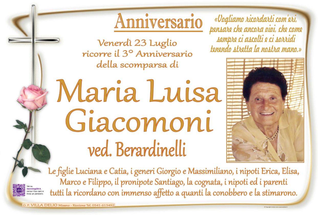 Maria Luisa Giacomoni