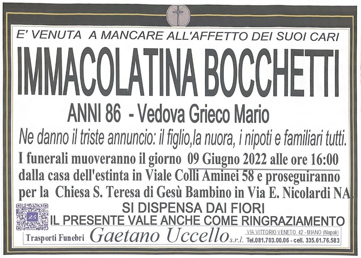 Immacolatina Bocchetti
