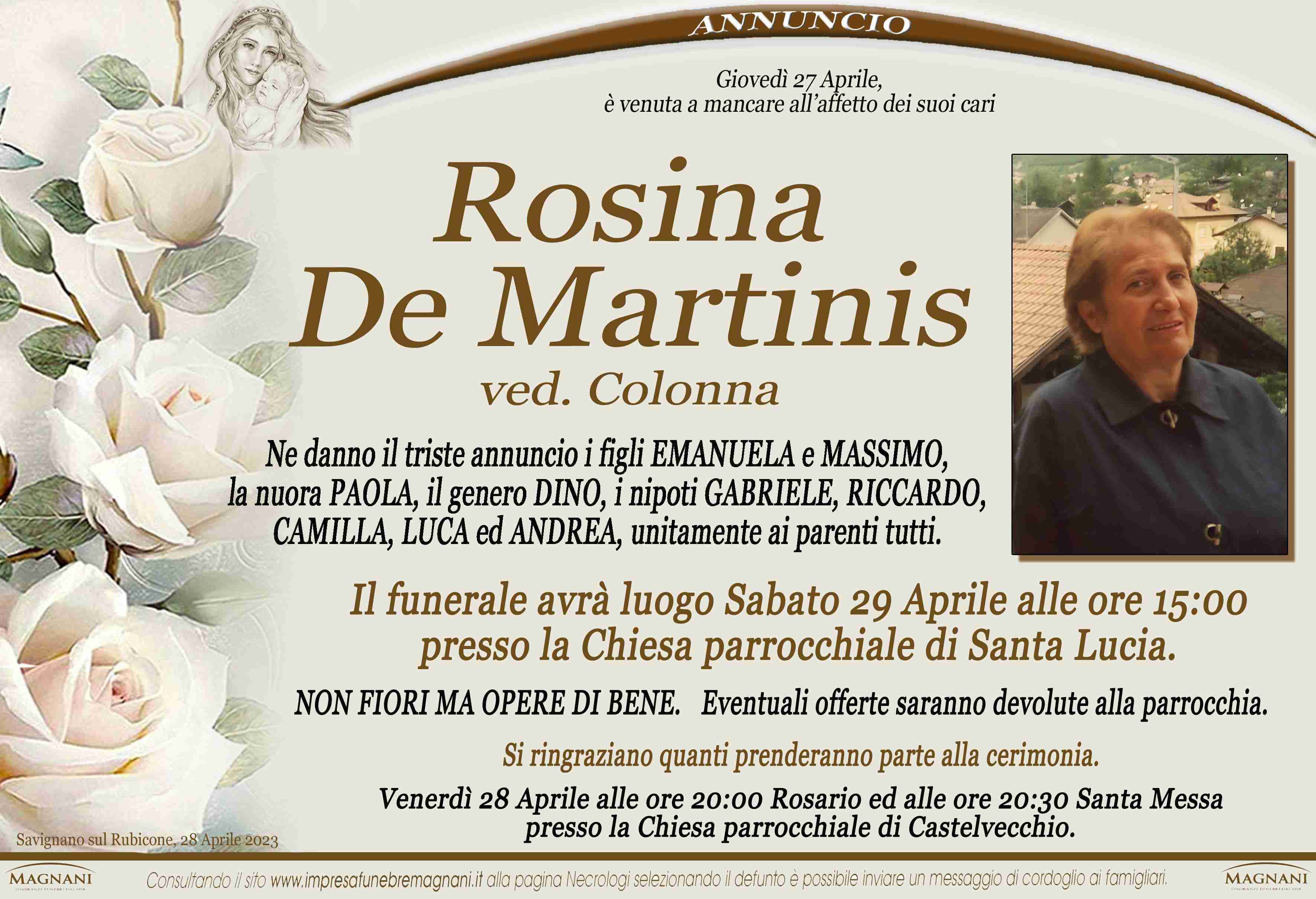 Rosina De Martinis
