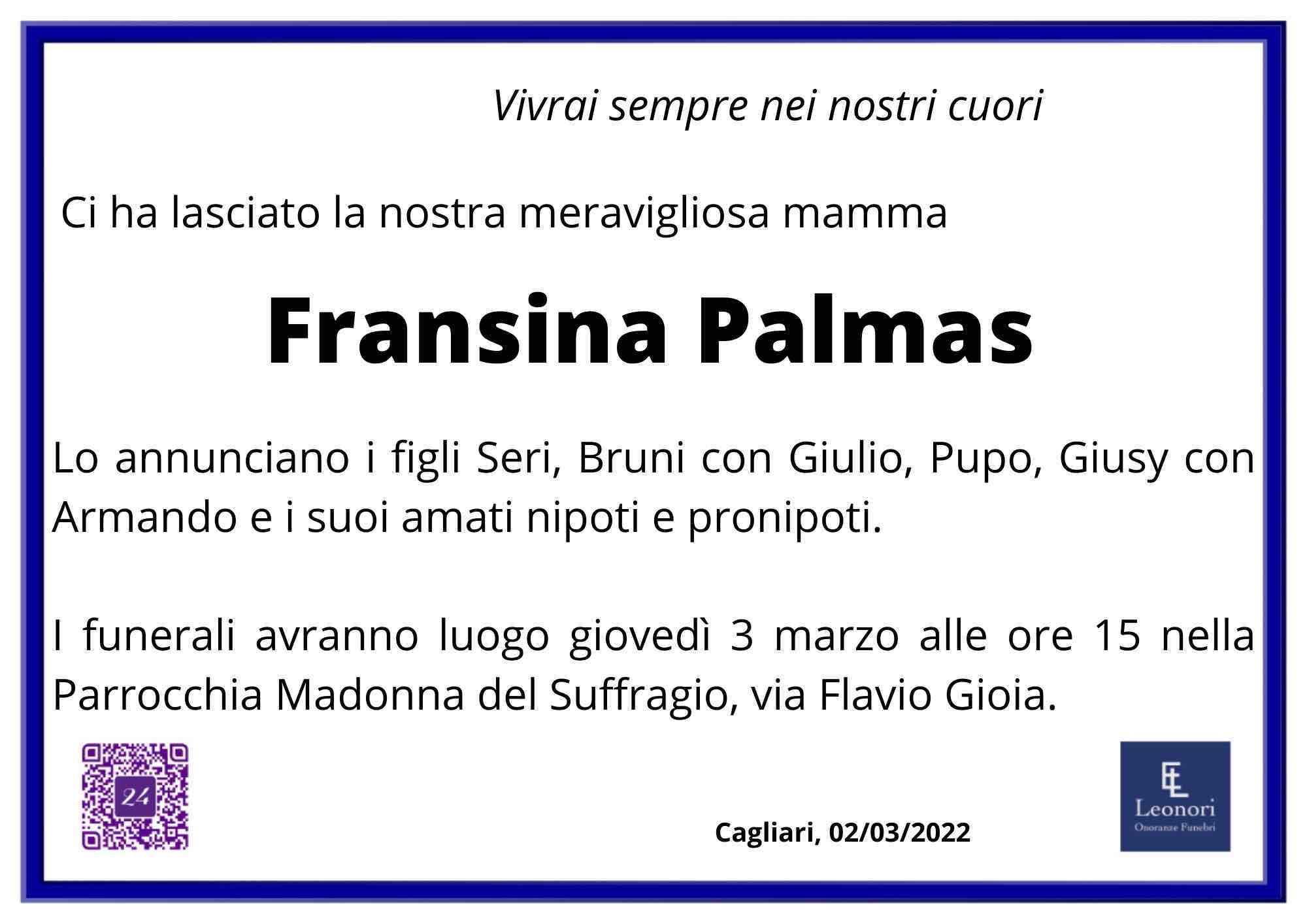 Maria Francesca Palmas