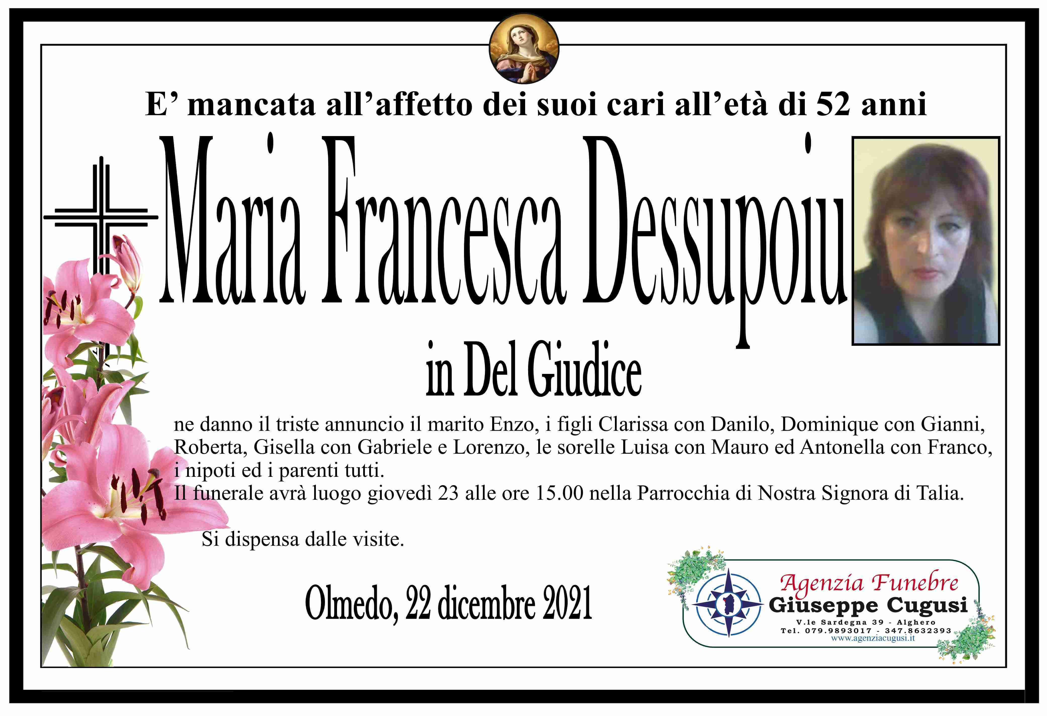 Maria Francesca Dessupoiu