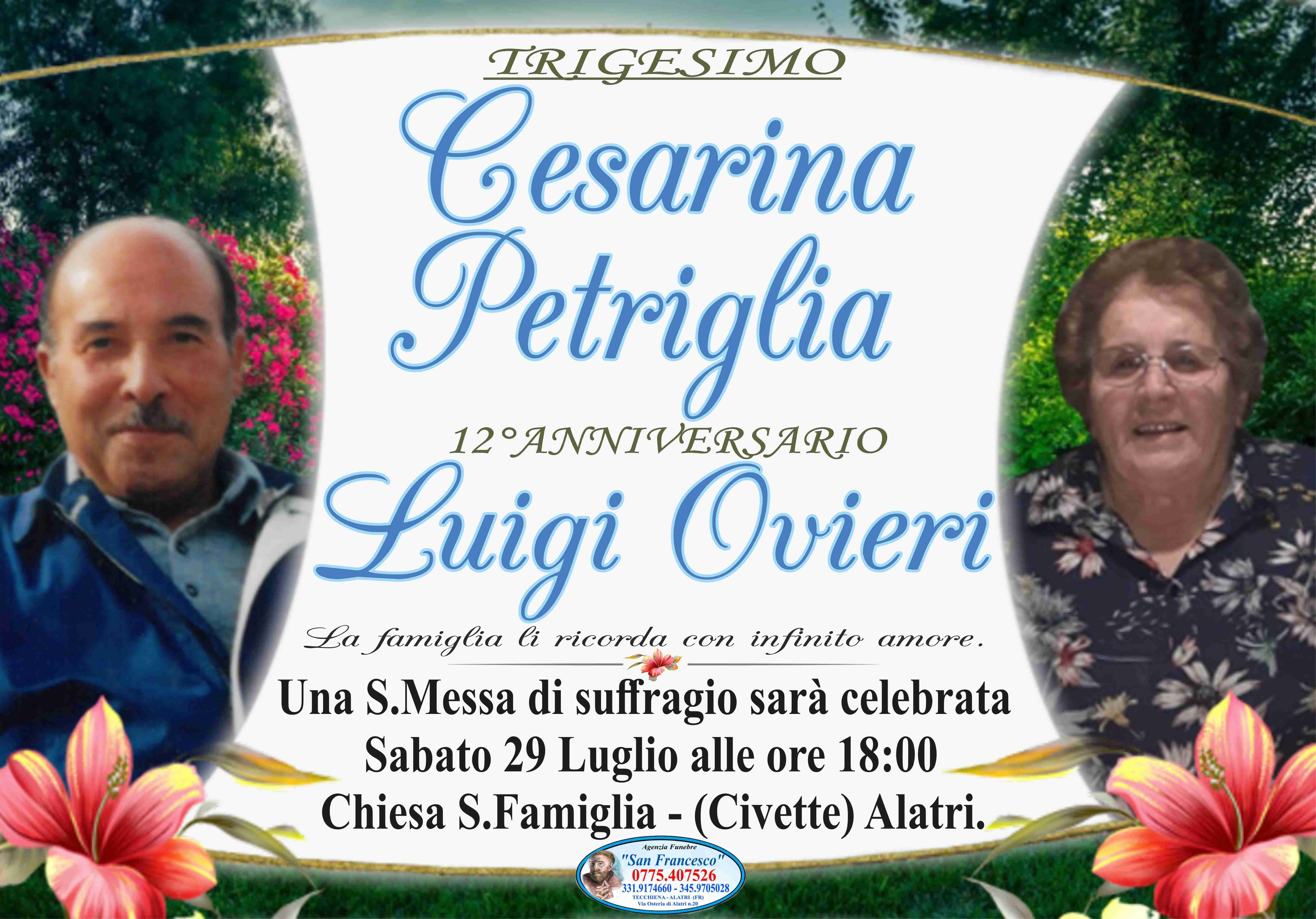 Cesarina Petriglia e Luigi Ovieri