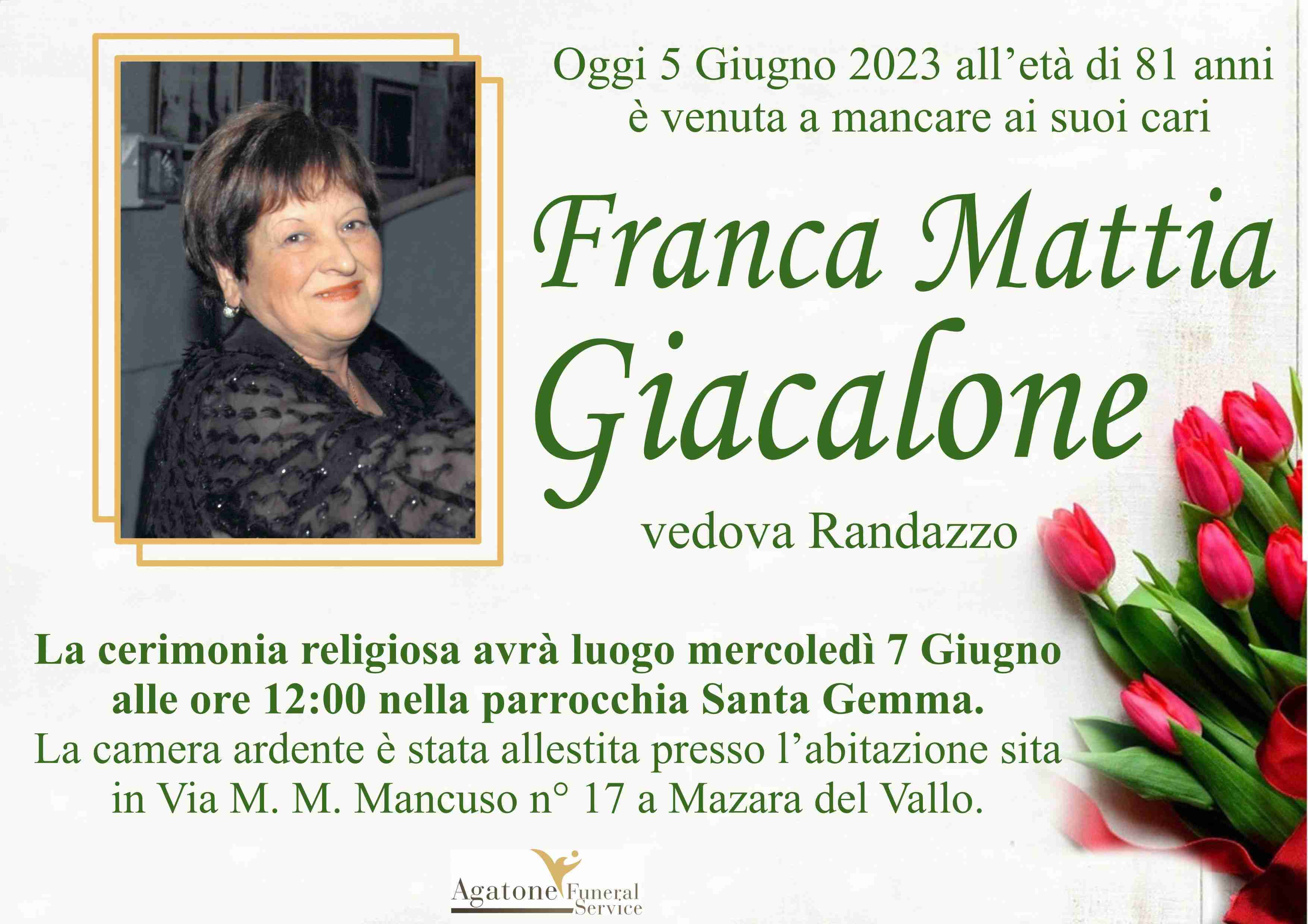 Franca Mattia Giacalone