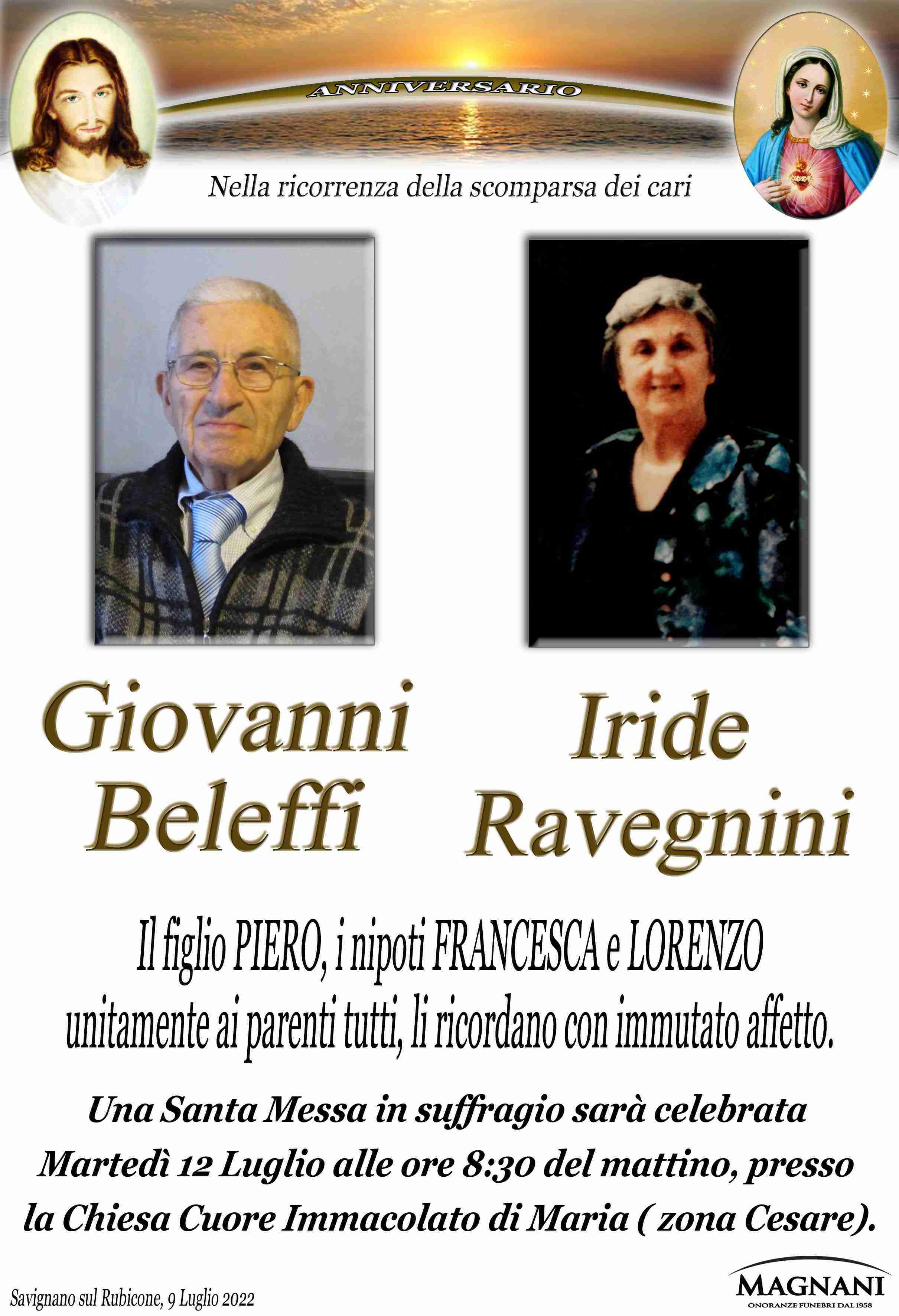 Giovanni Beleffi e Iride Ravegnini