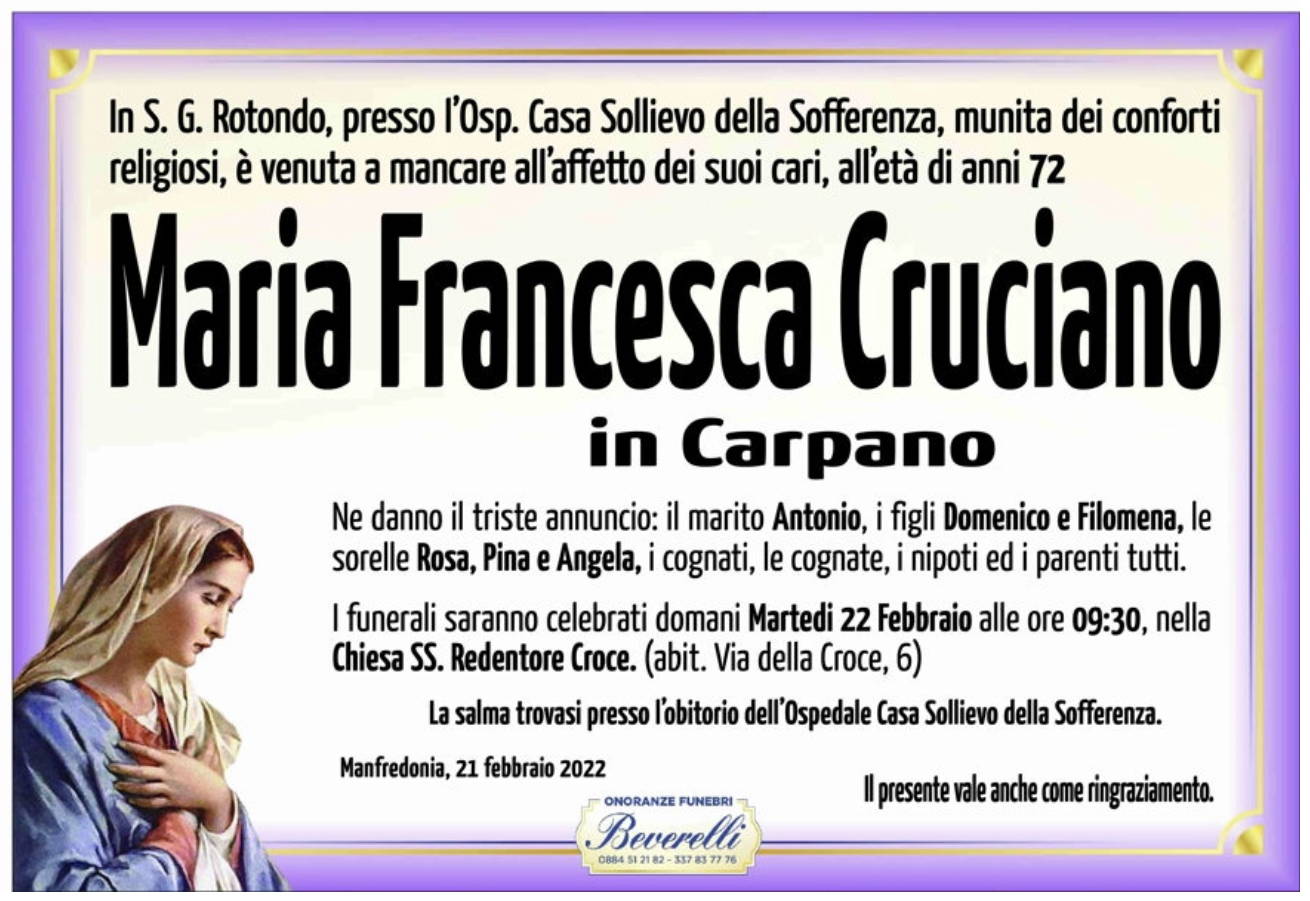 Maria Francesca Cruciano