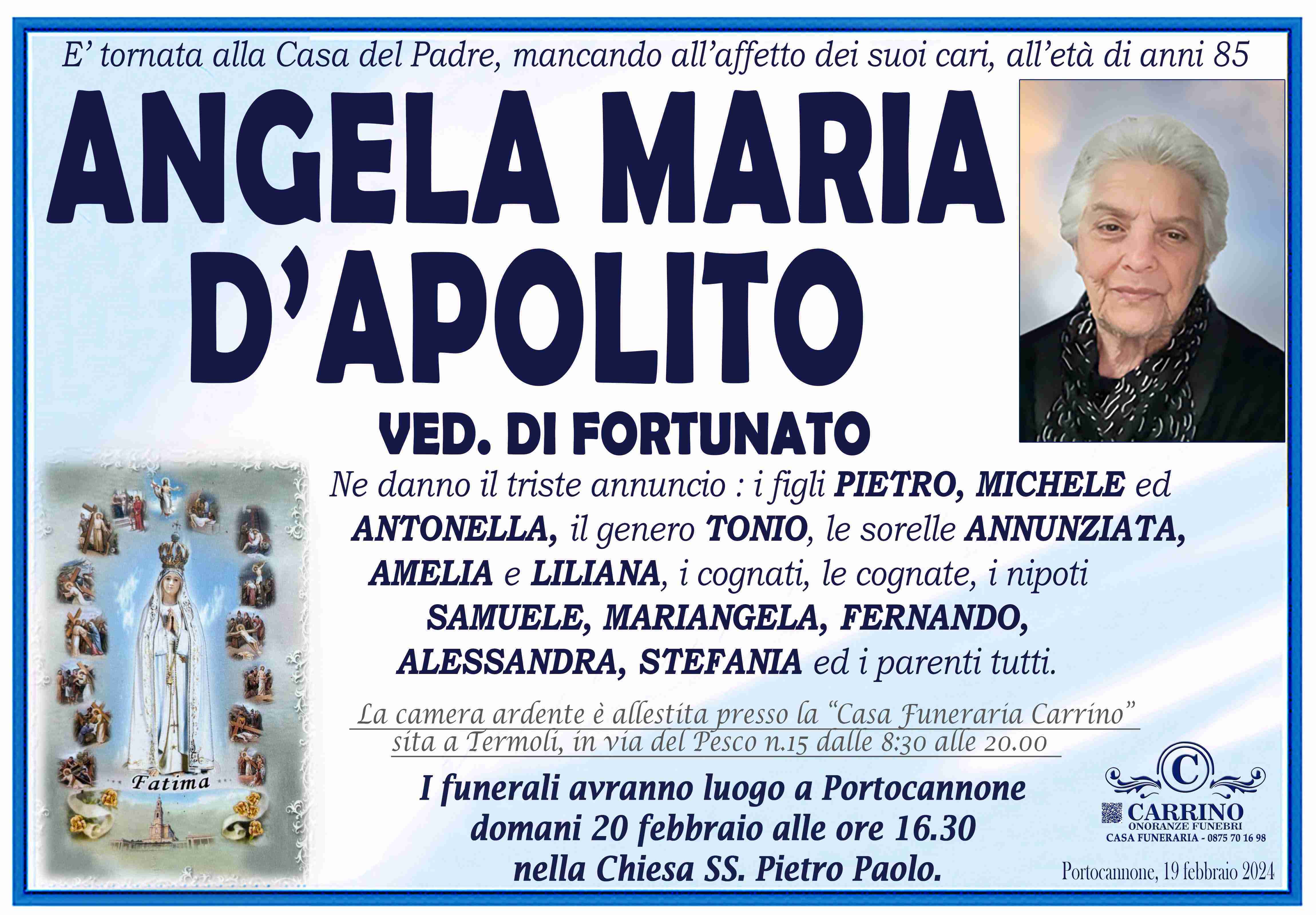 Angela Maria D'Apolito