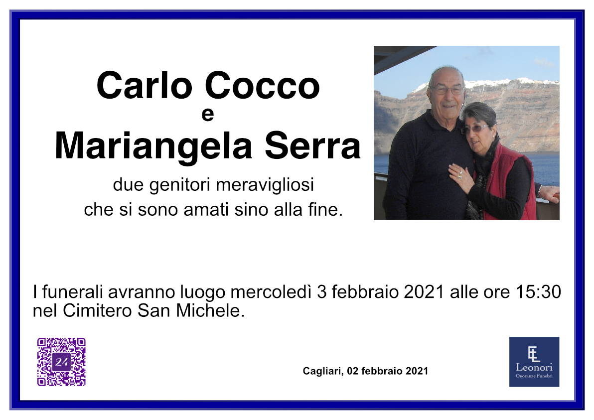 Carlo Cocco e Mariangela Serra