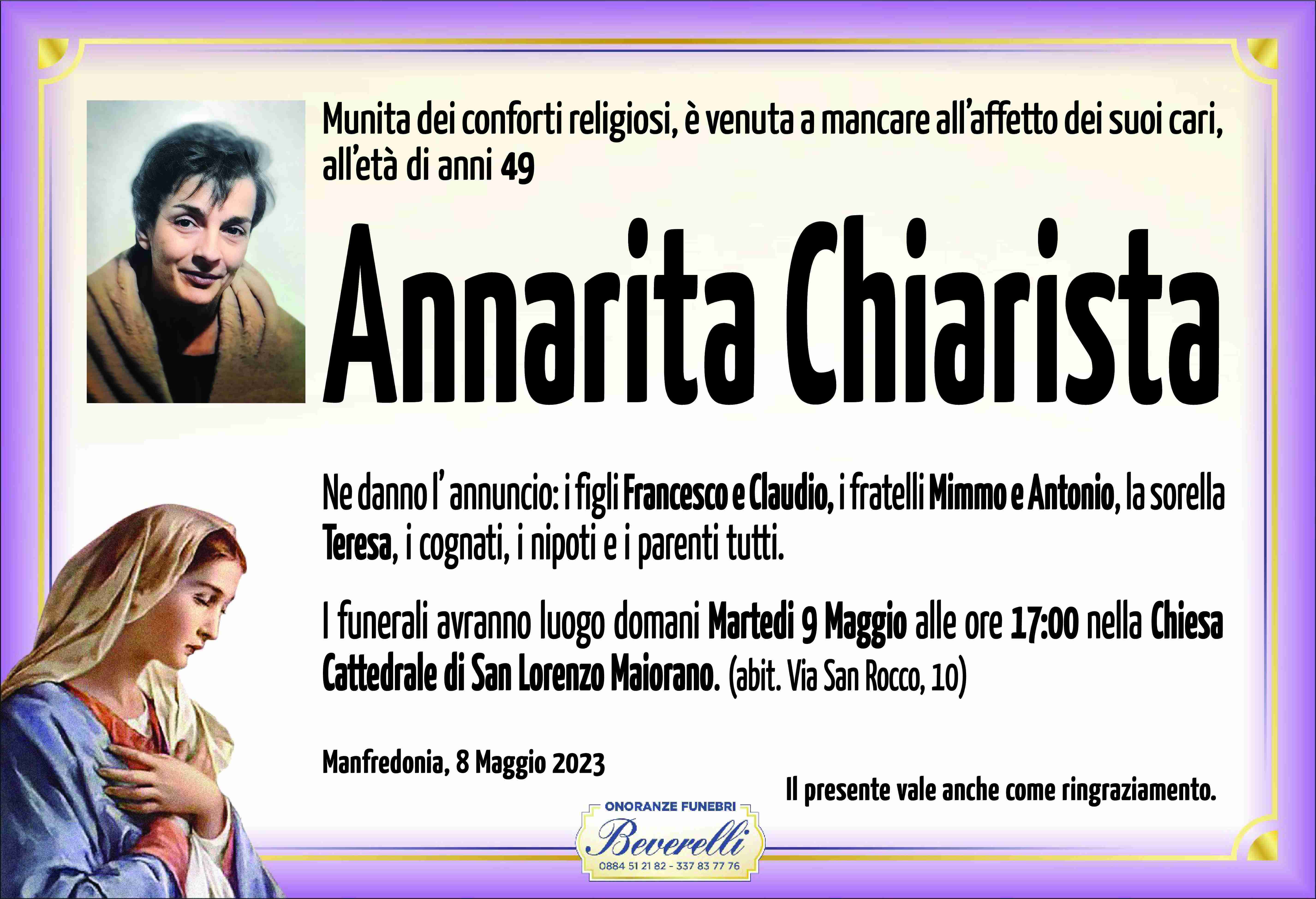 Annarita Chiarista