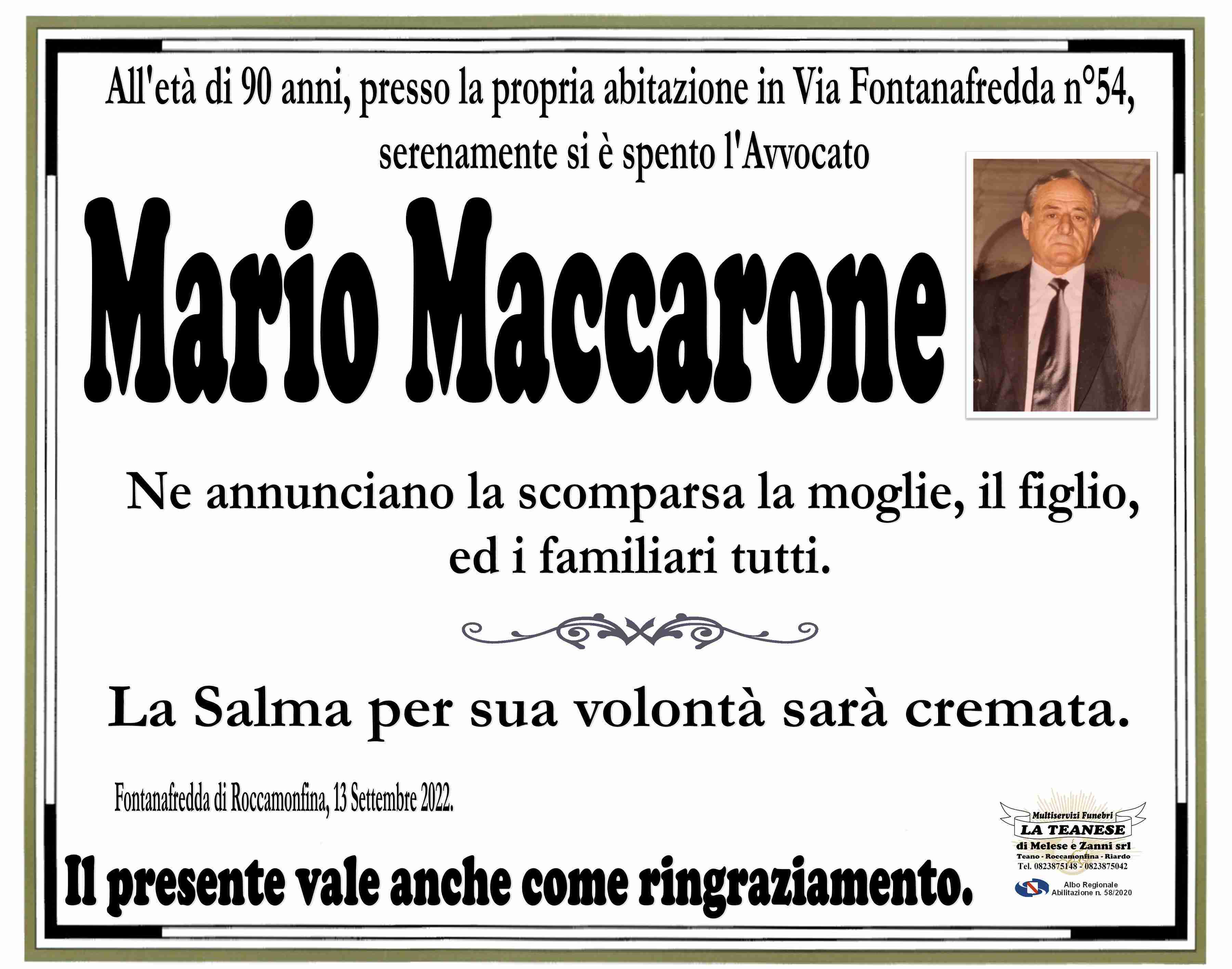 Mario Maccarone