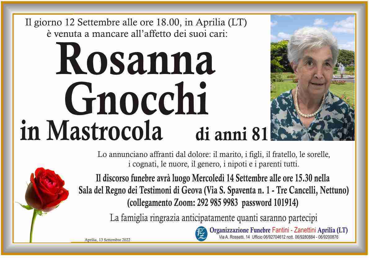 Gnocchi Rosanna
