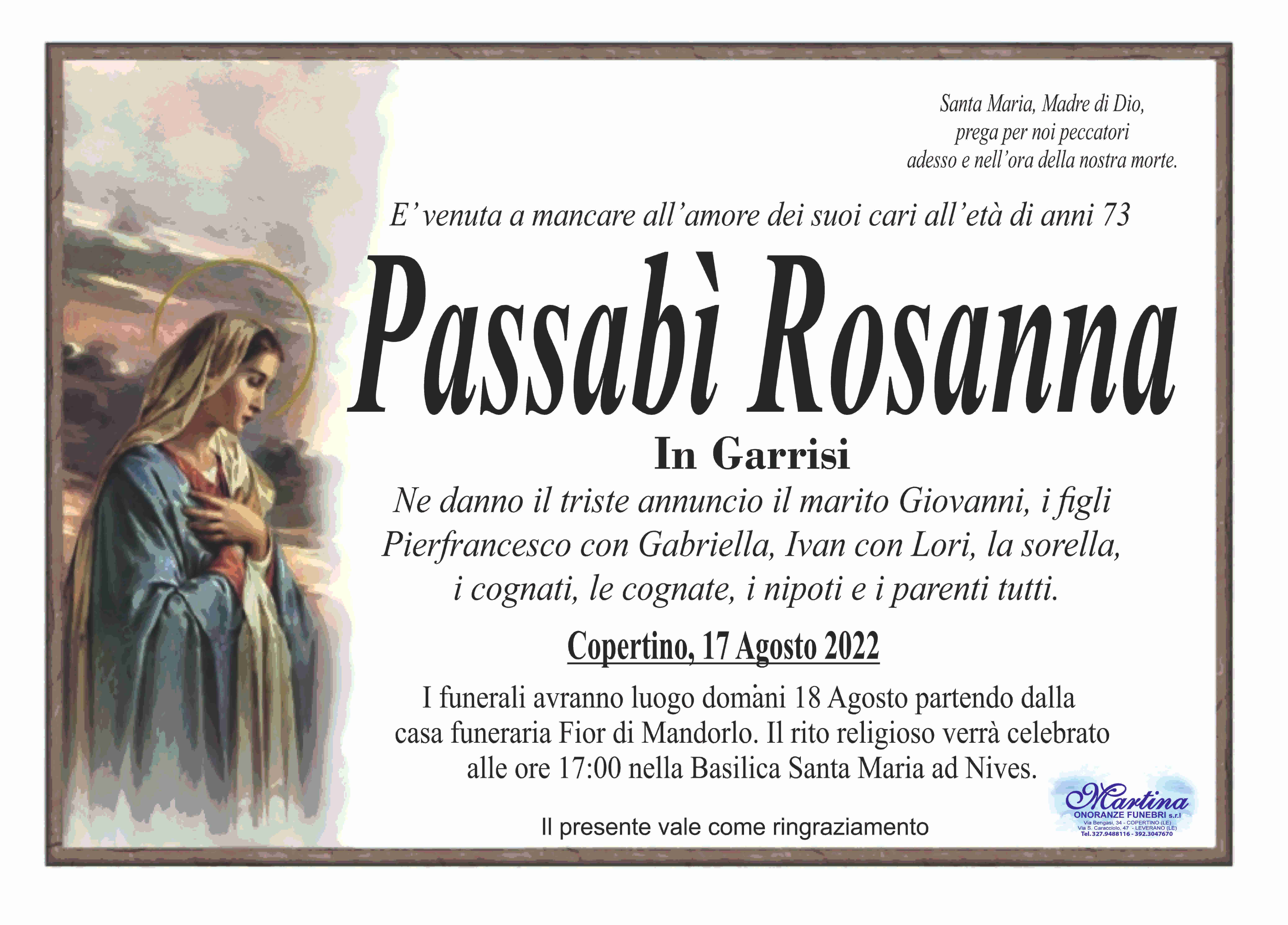 Rosanna Passabì