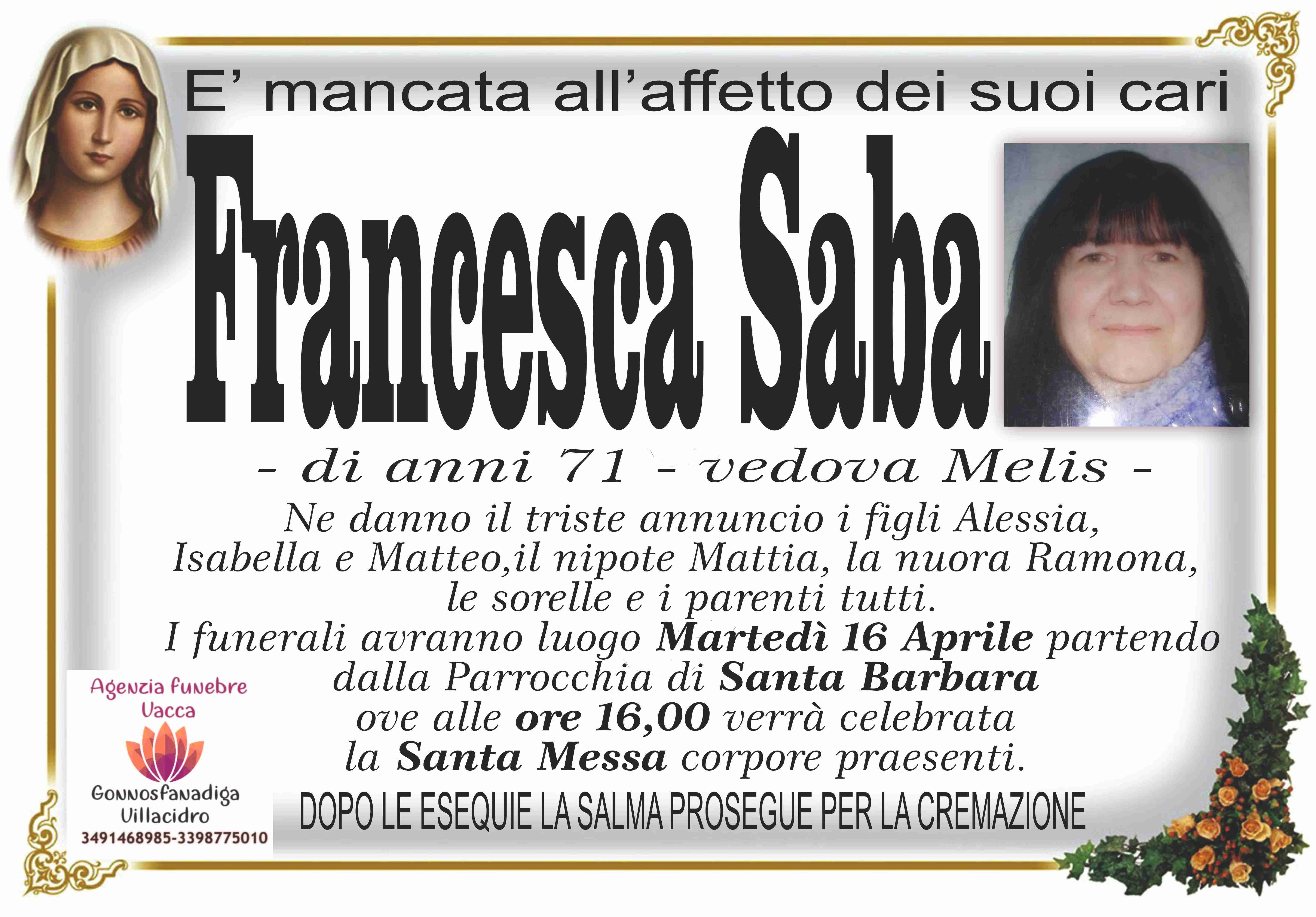 Francesca Saba