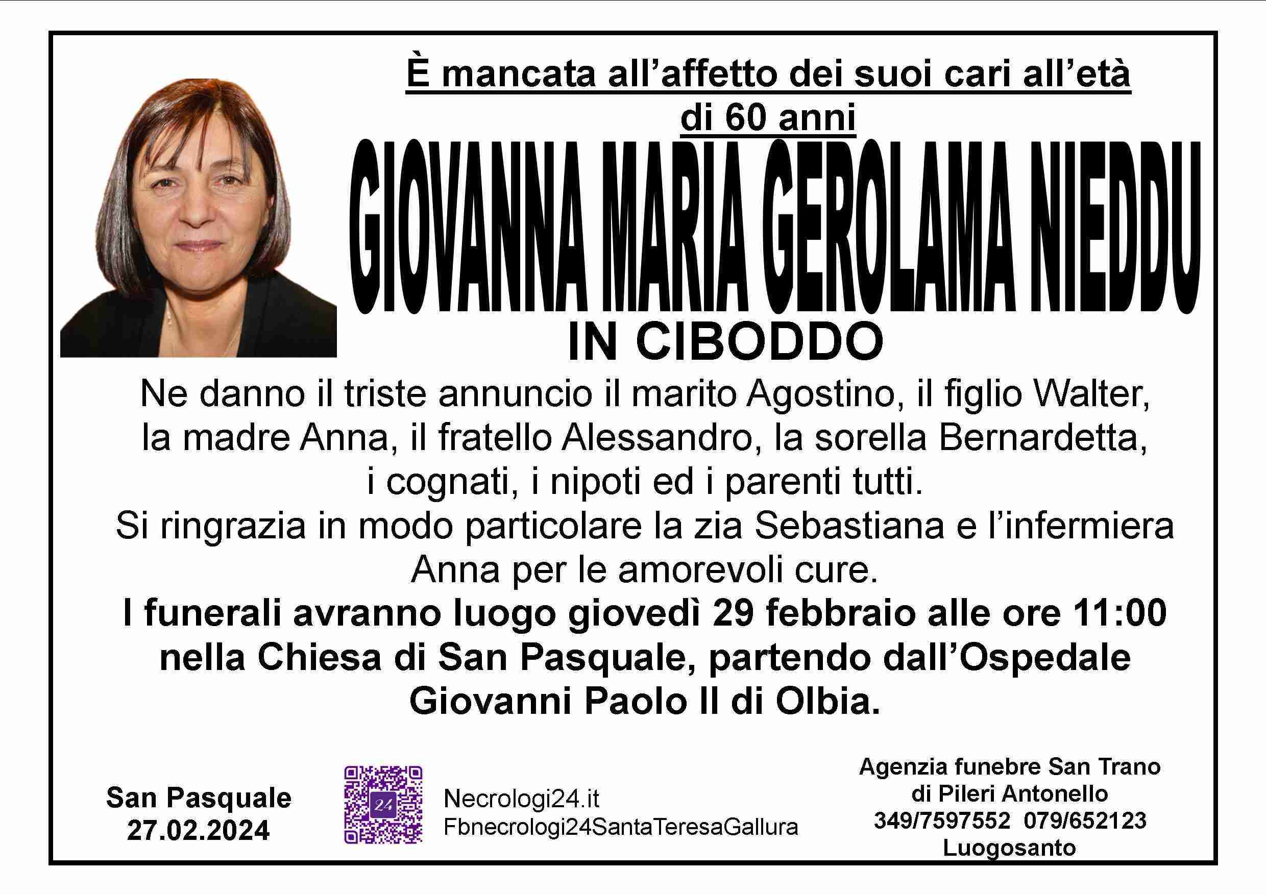 Giovanna Maria Gerolama Nieddu
