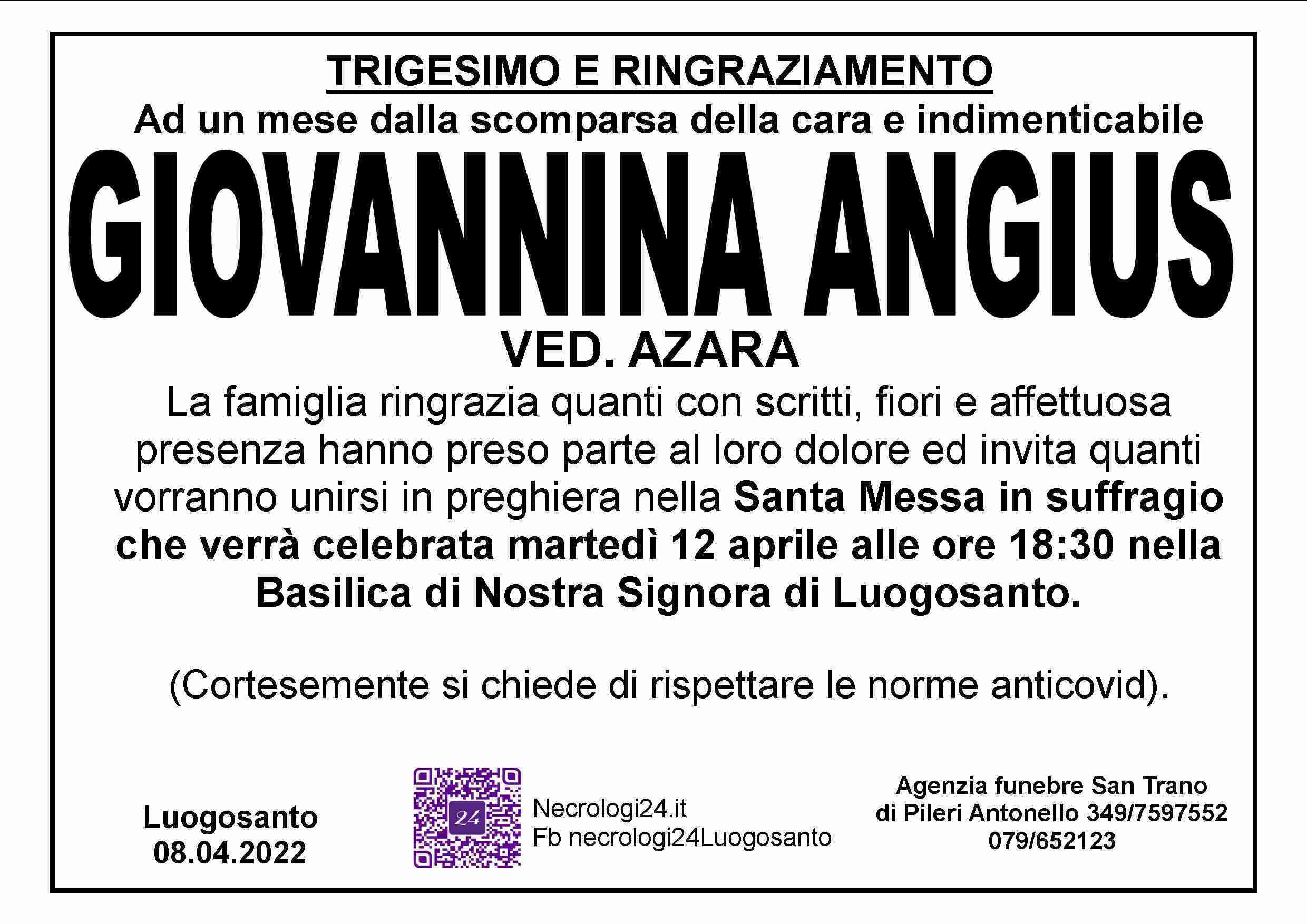 Giovannina Angius