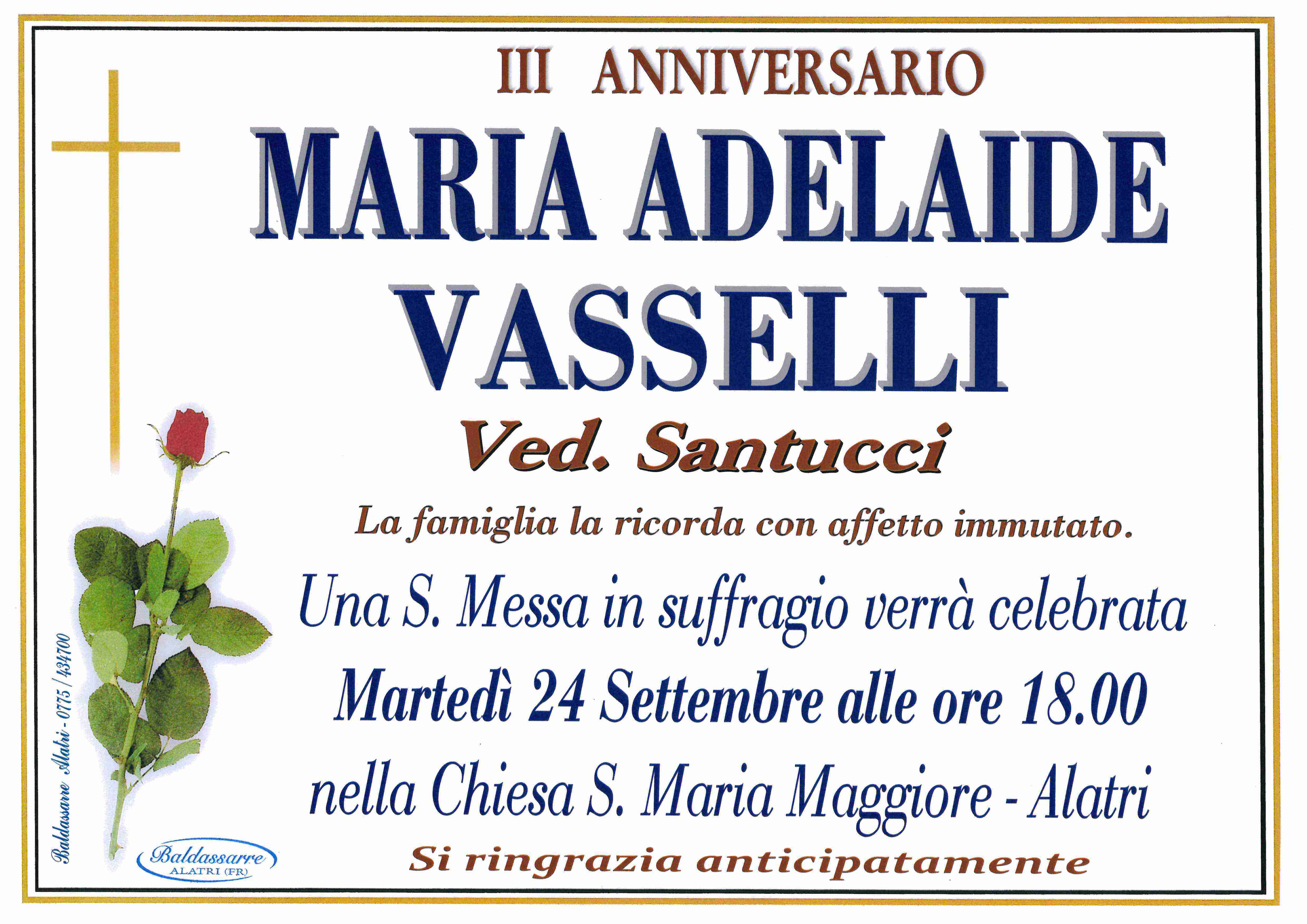 Maria Adelaide Vasselli