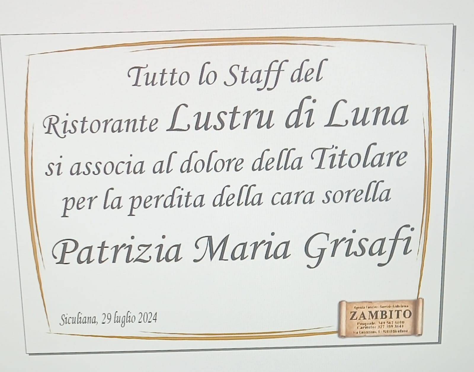 Patrizia Maria Grisafi